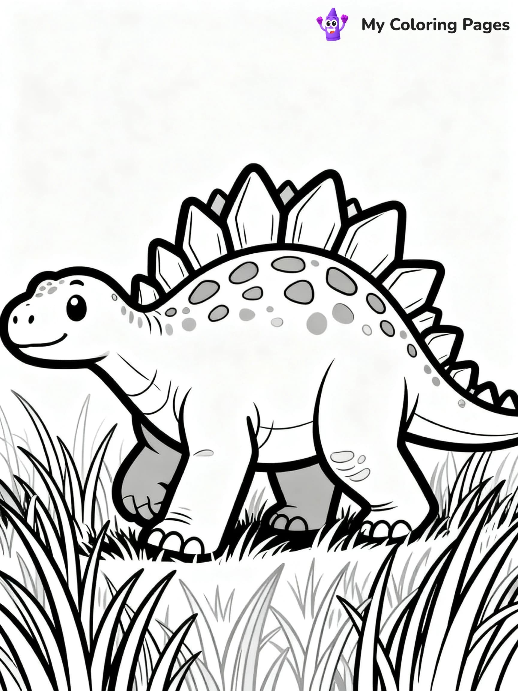 Stegosaurus Coloring Pages - 24