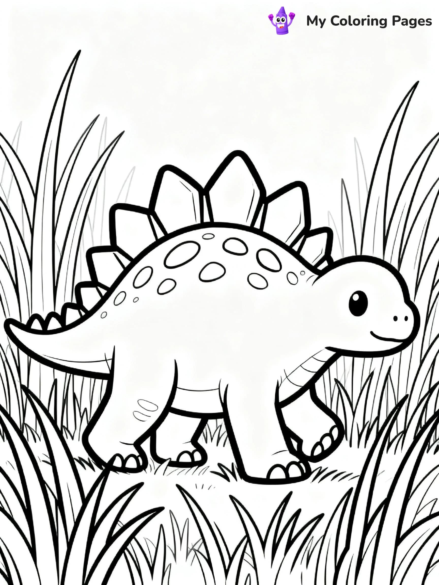 Stegosaurus Coloring Pages - 23