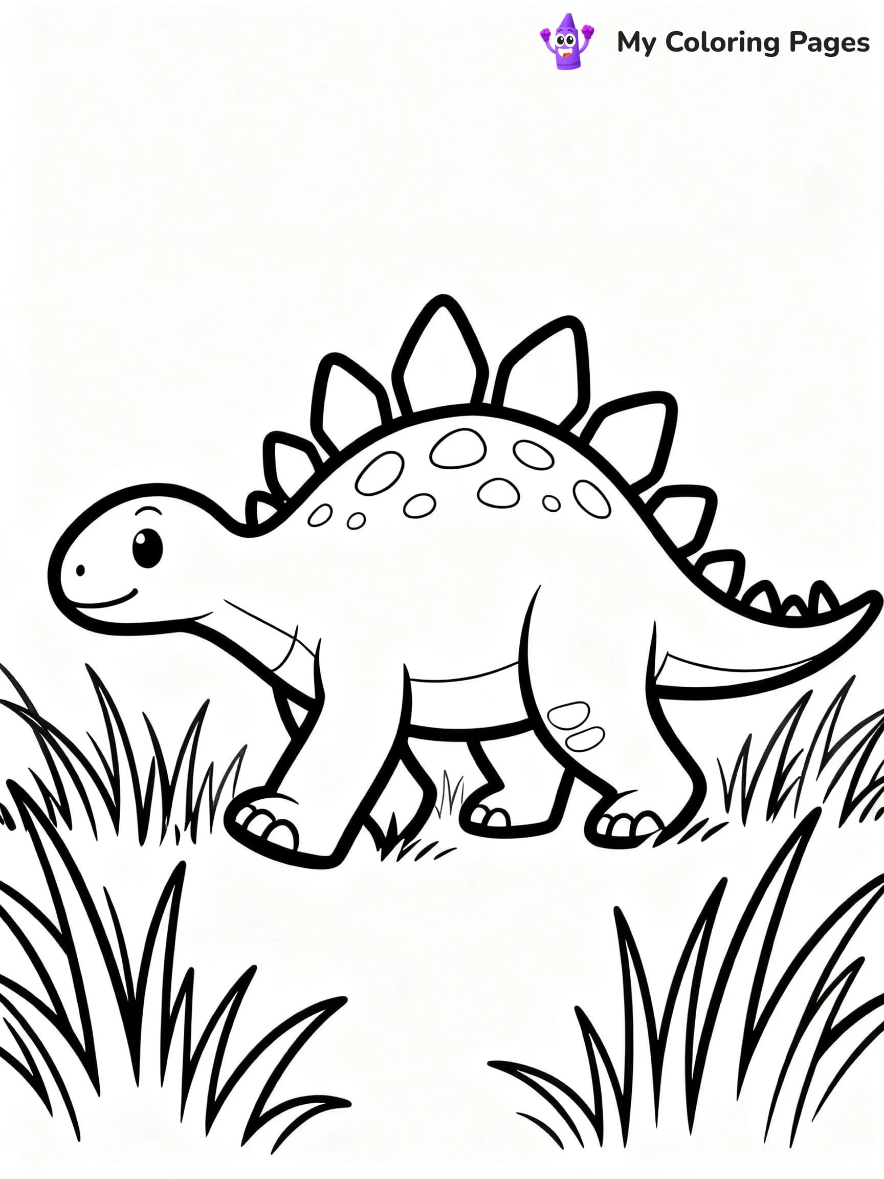 Stegosaurus Coloring Pages - 22