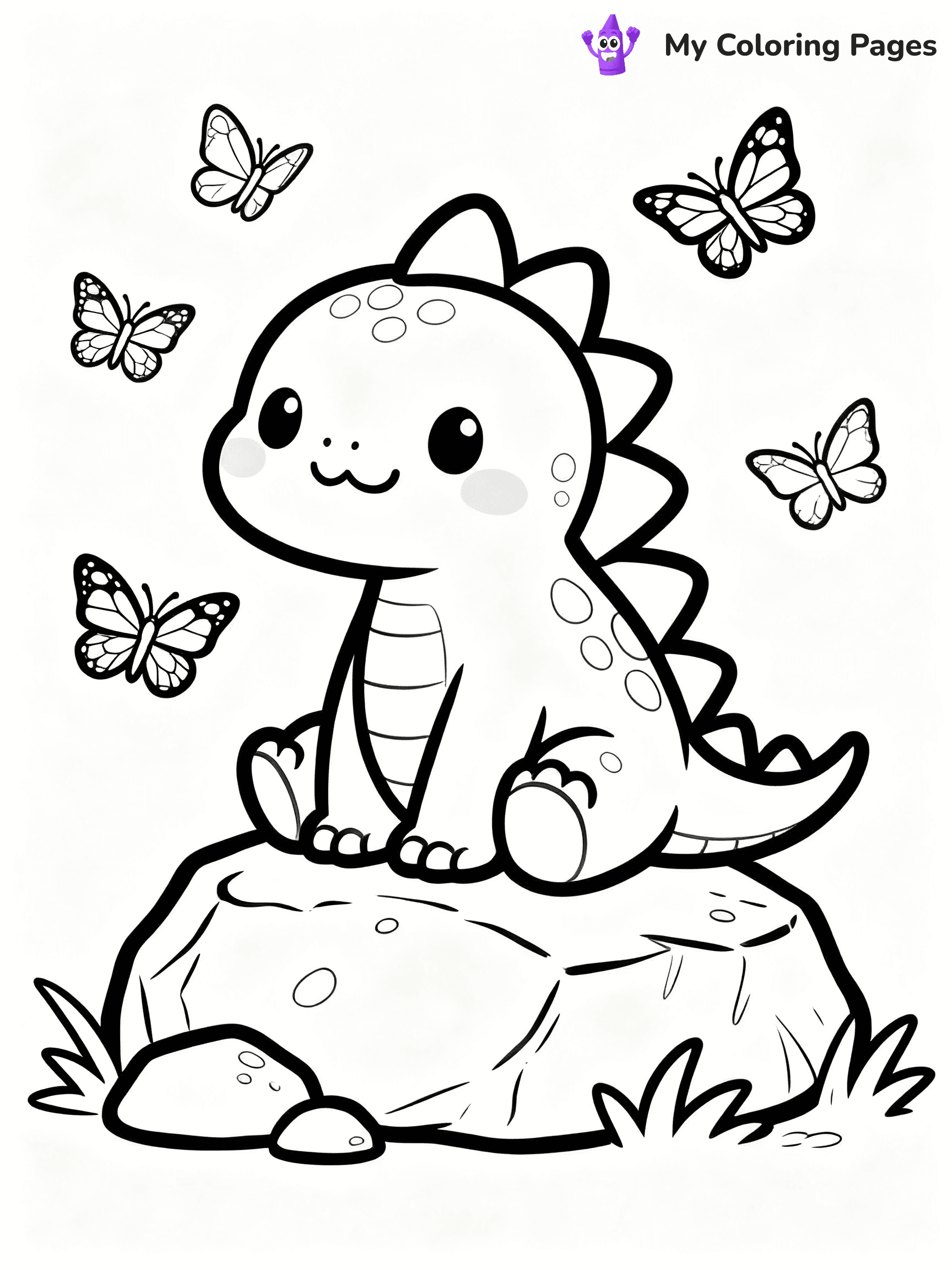 Stegosaurus Coloring Pages - 21