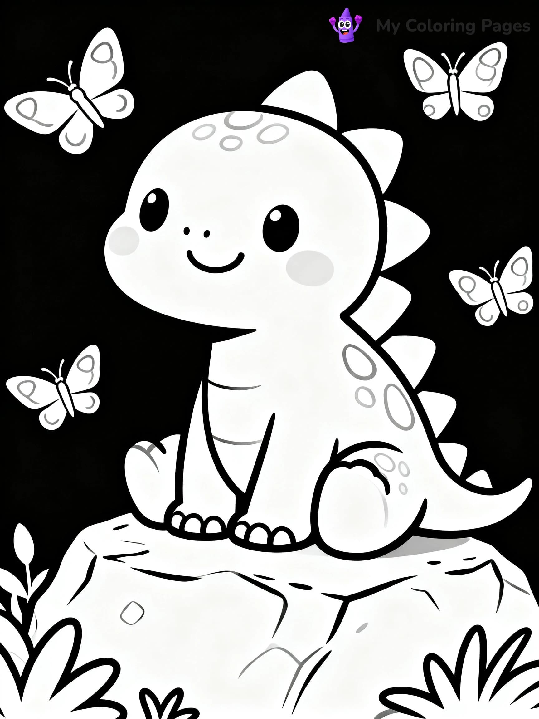 Stegosaurus Coloring Pages - 20