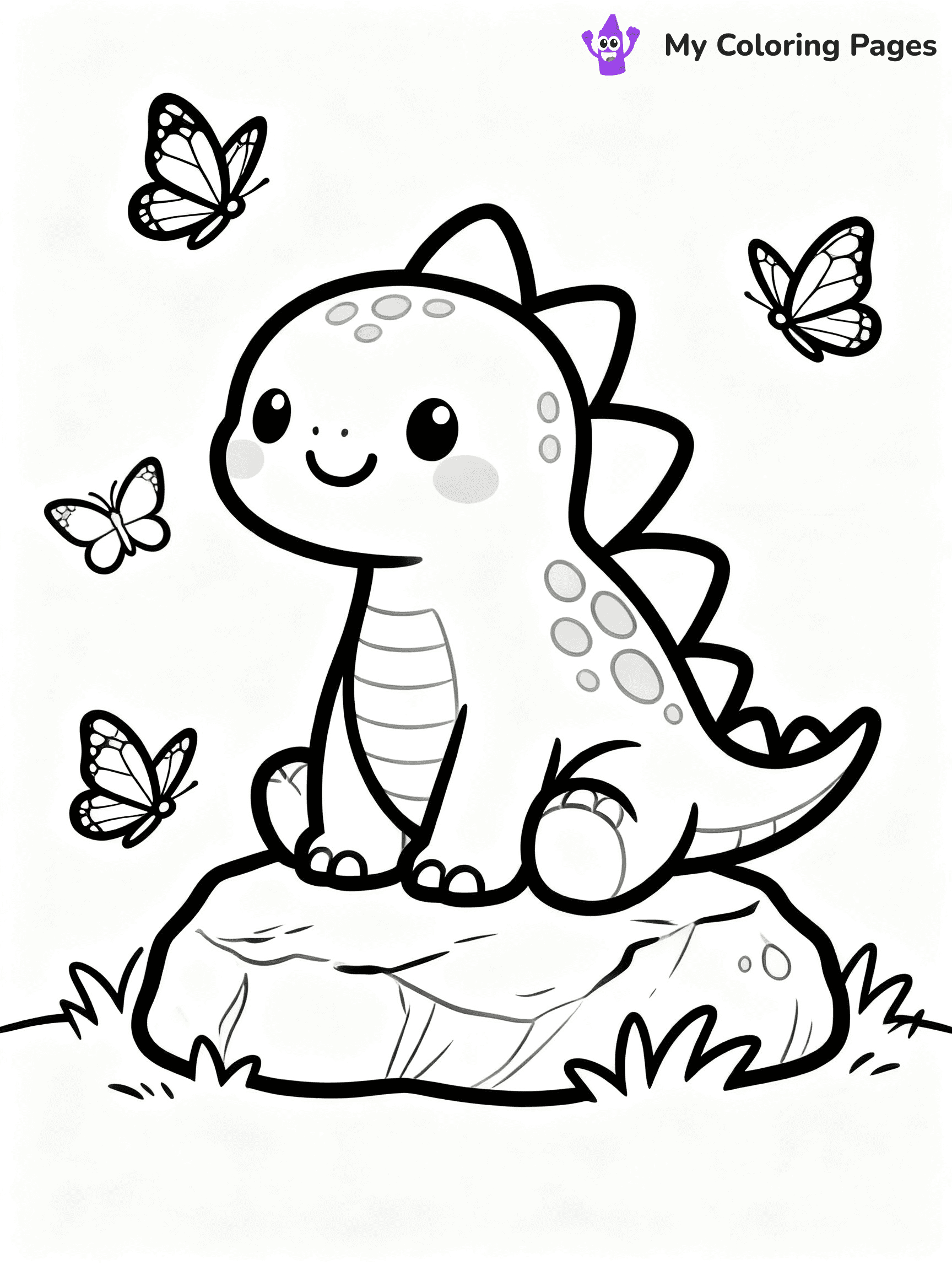 Stegosaurus Coloring Pages - 18