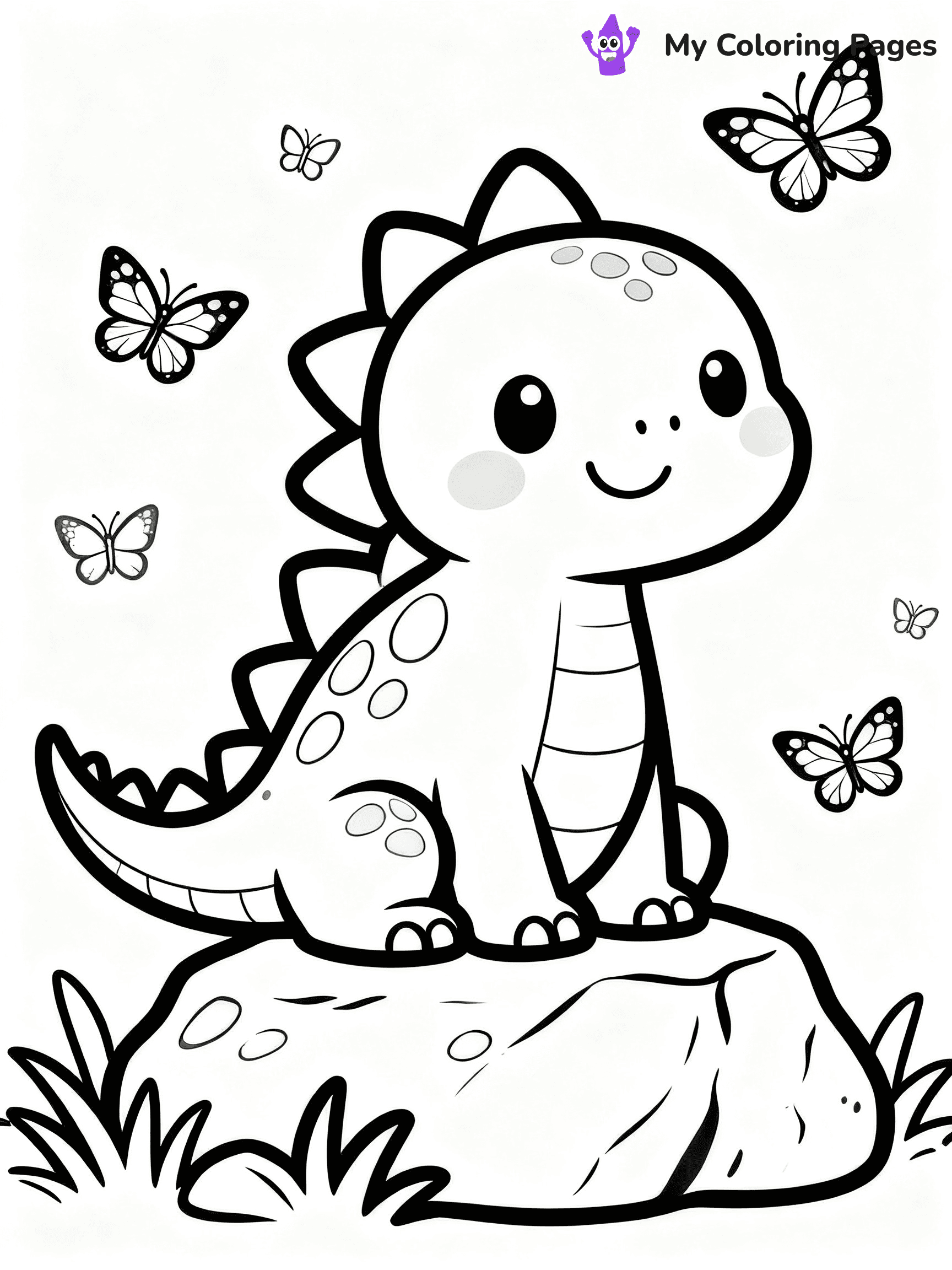 Stegosaurus Coloring Pages - 17