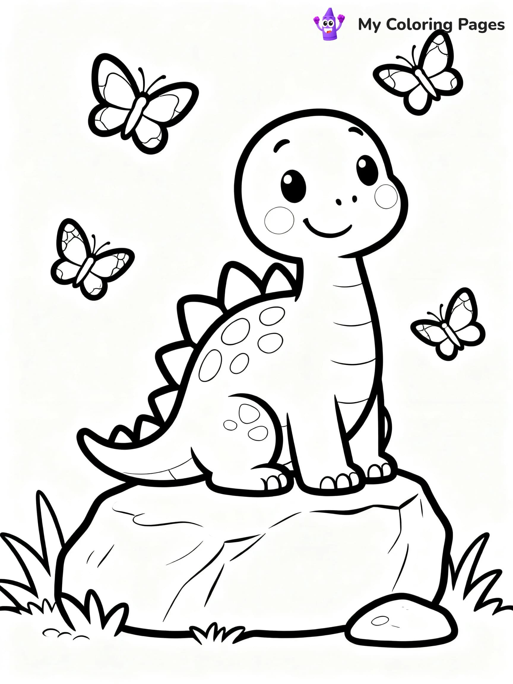 Stegosaurus Coloring Pages - 16