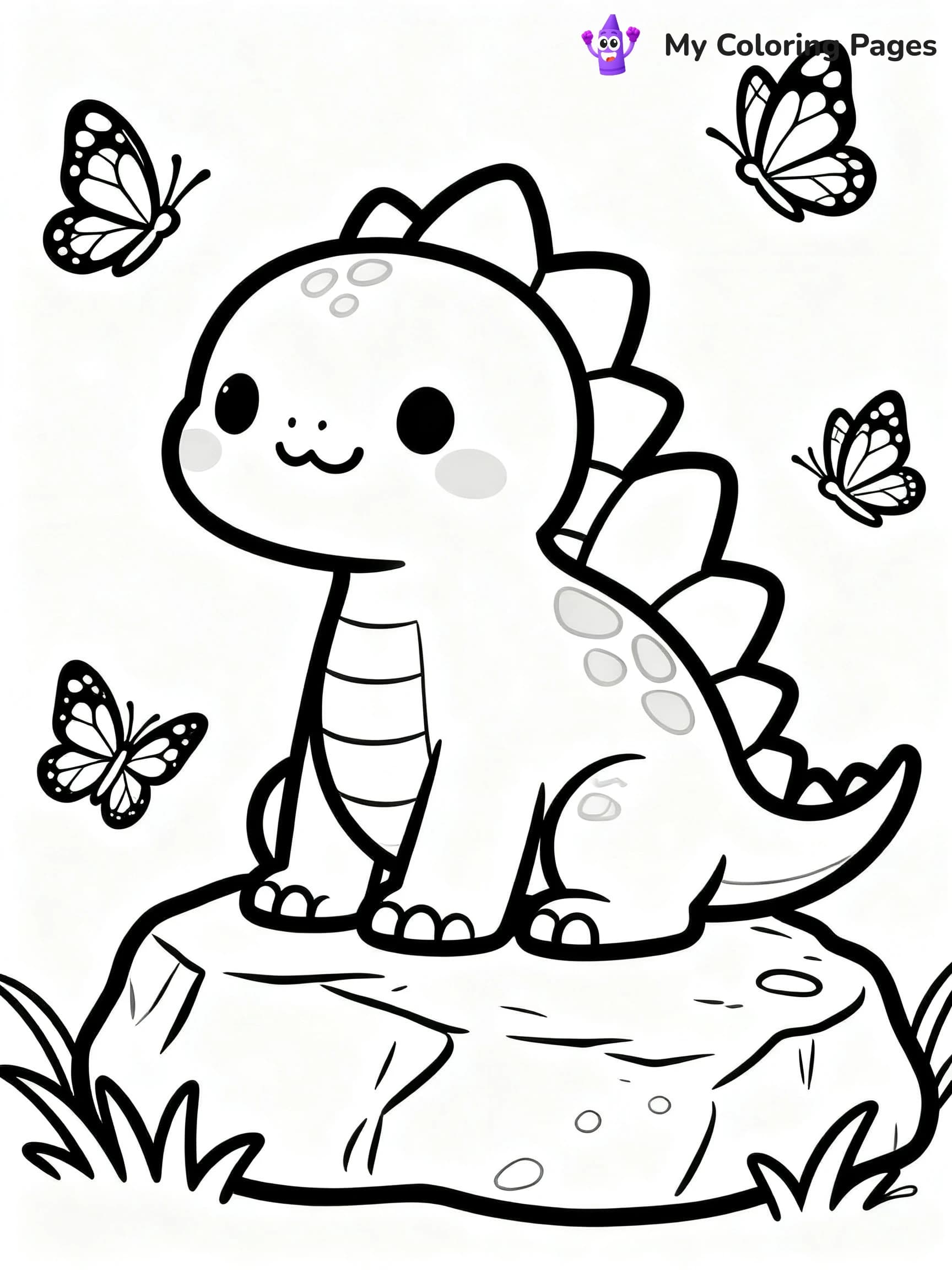 Stegosaurus Coloring Pages - 15