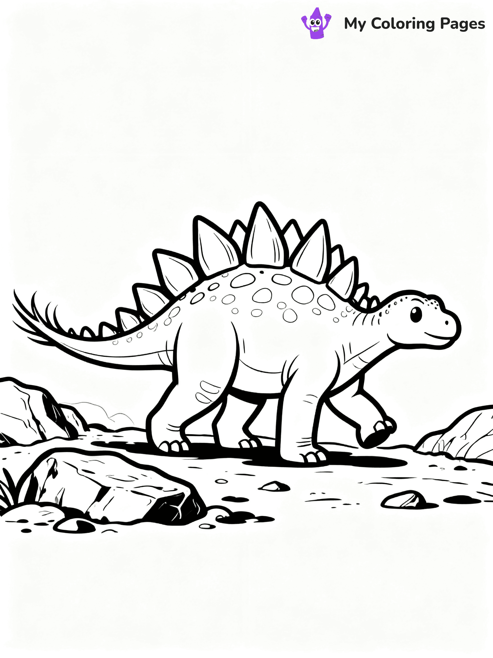 Stegosaurus Coloring Pages - 14