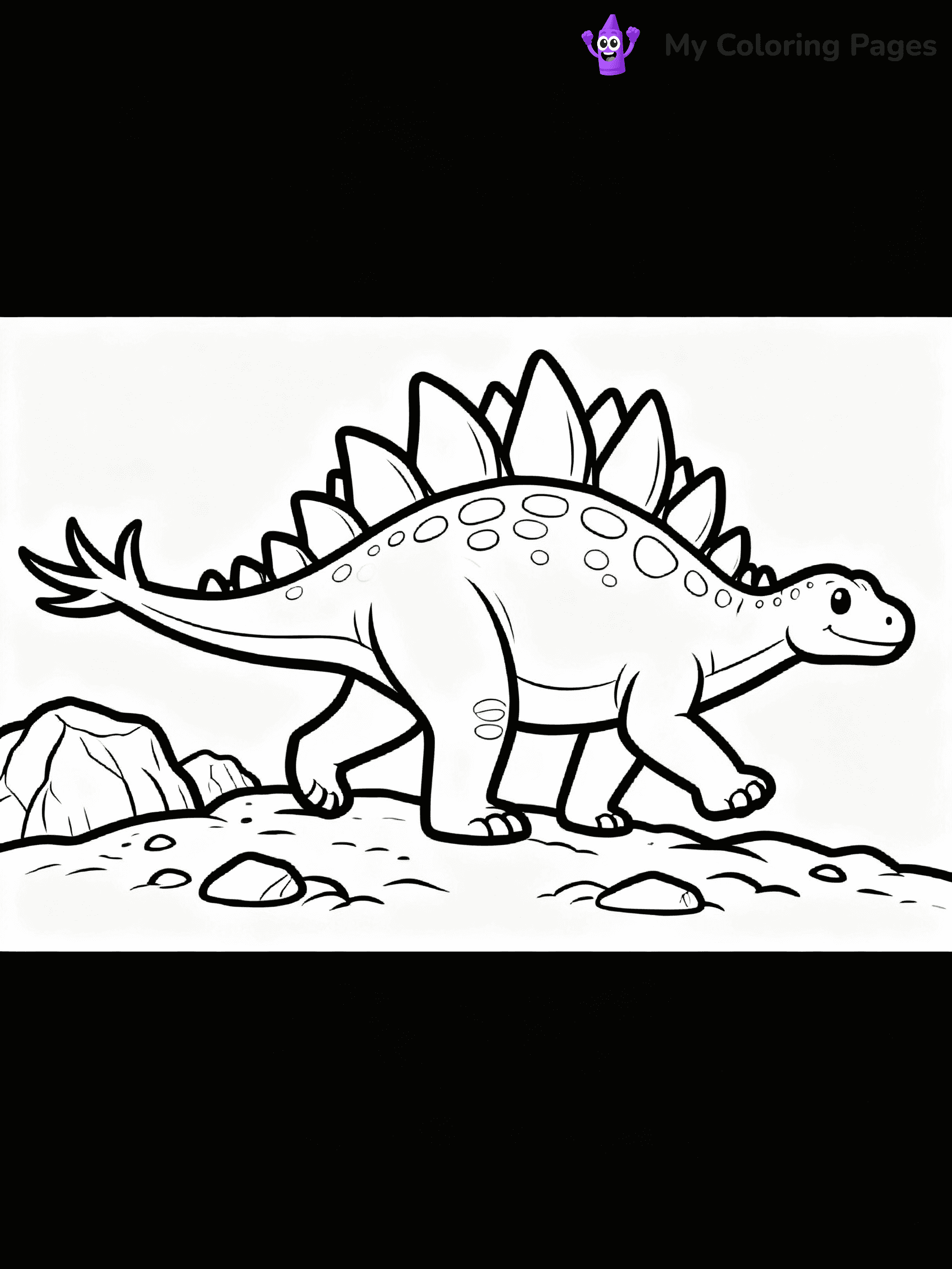 Stegosaurus Coloring Pages - 13