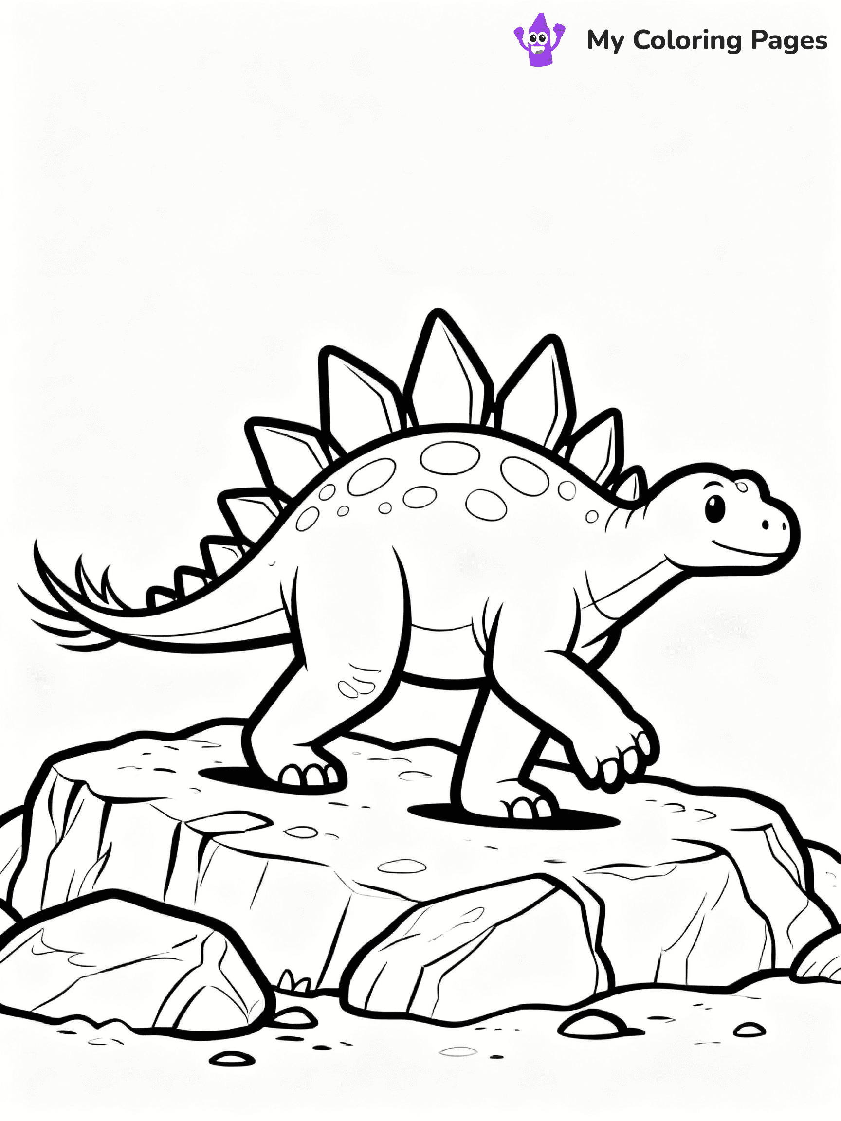 Stegosaurus Coloring Pages - 12