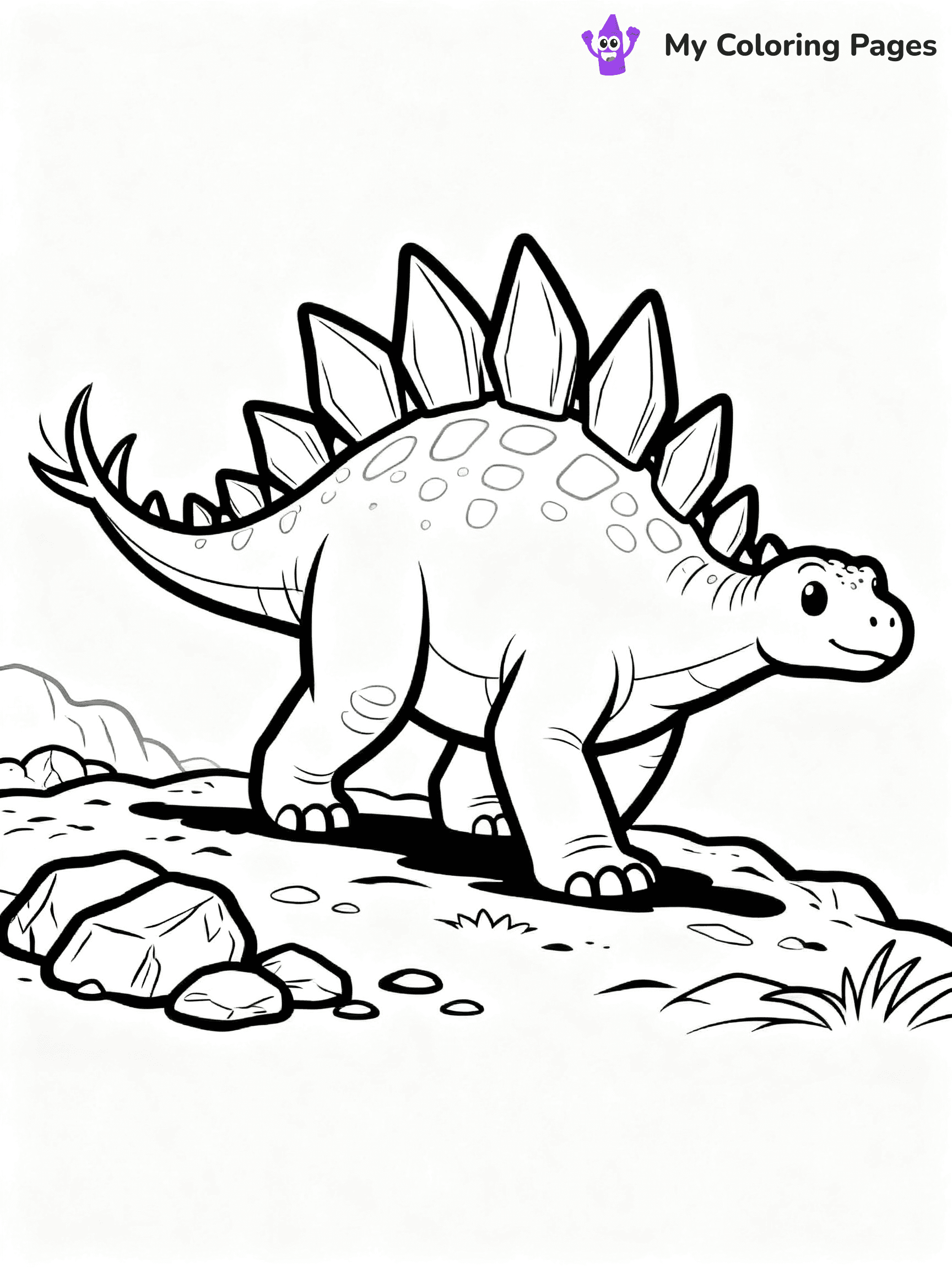 Stegosaurus Coloring Pages - 11