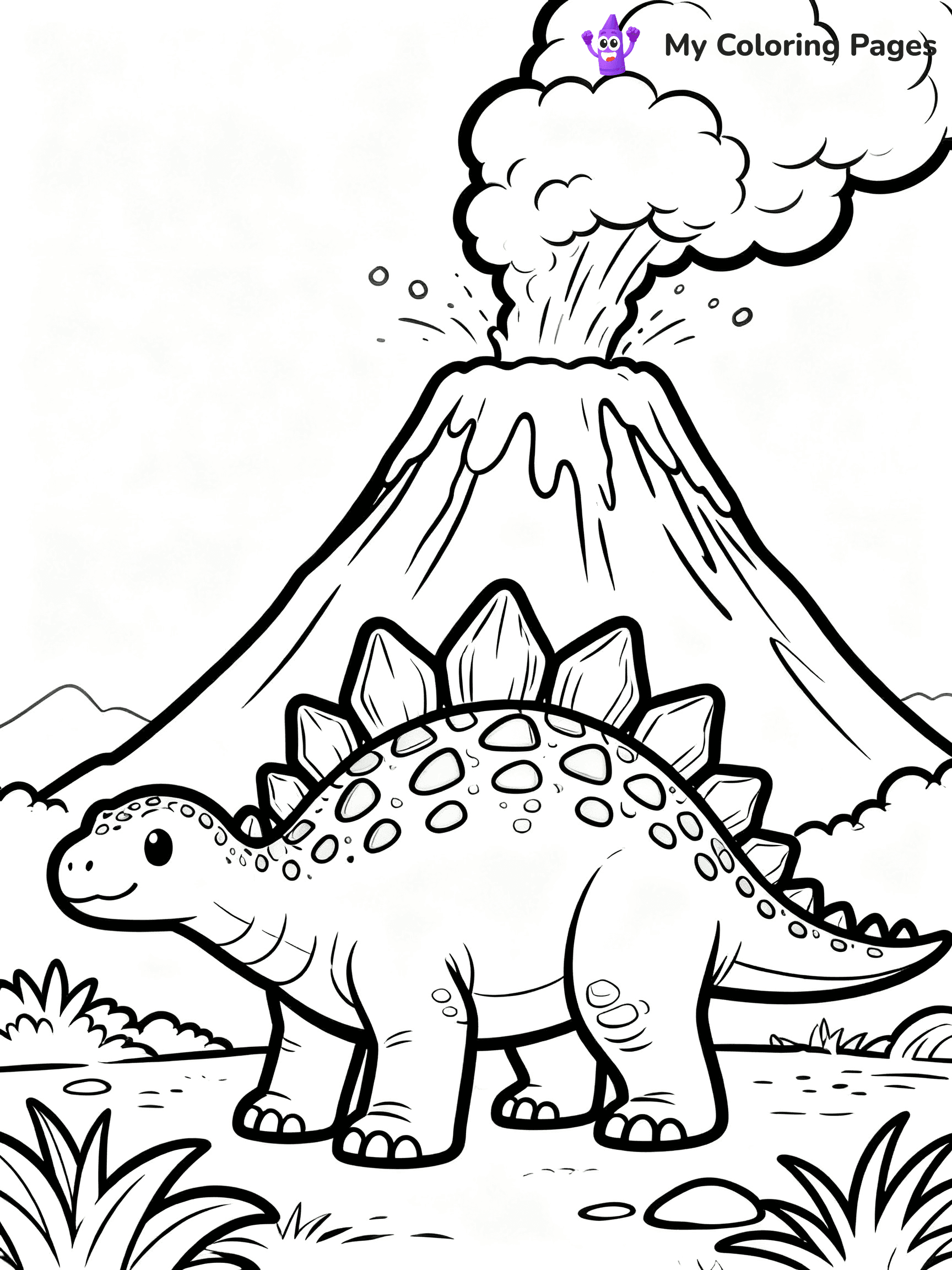 Stegosaurus Coloring Pages - 5