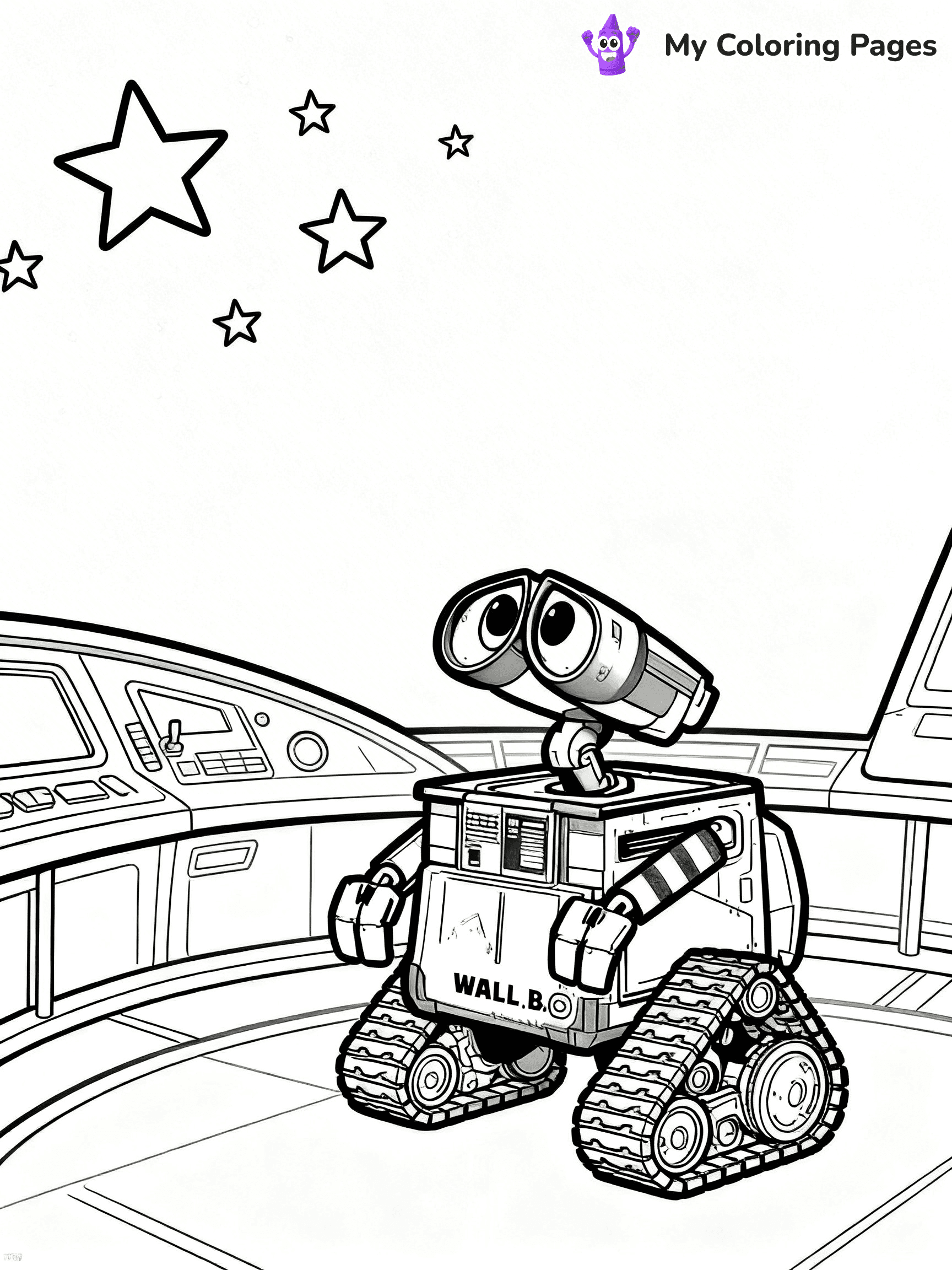 Wall E Coloring Pages - 28