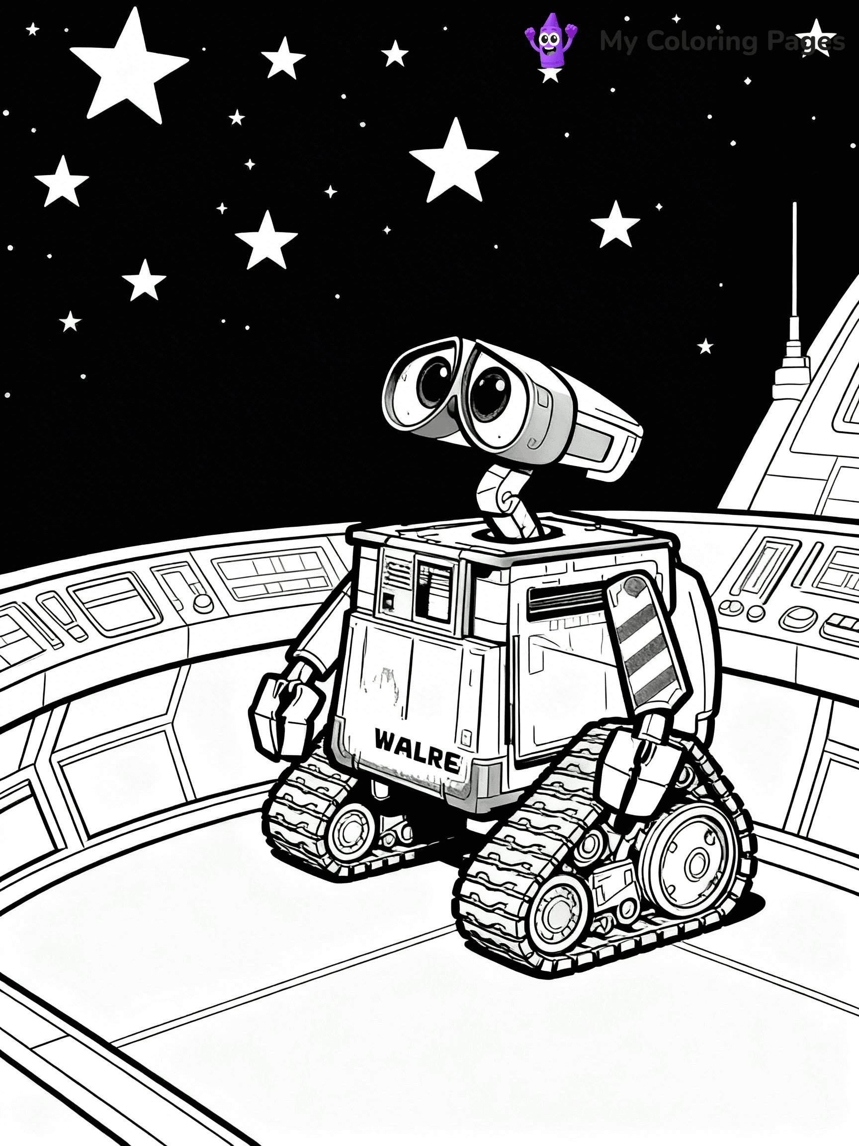 Wall E Coloring Pages - 27