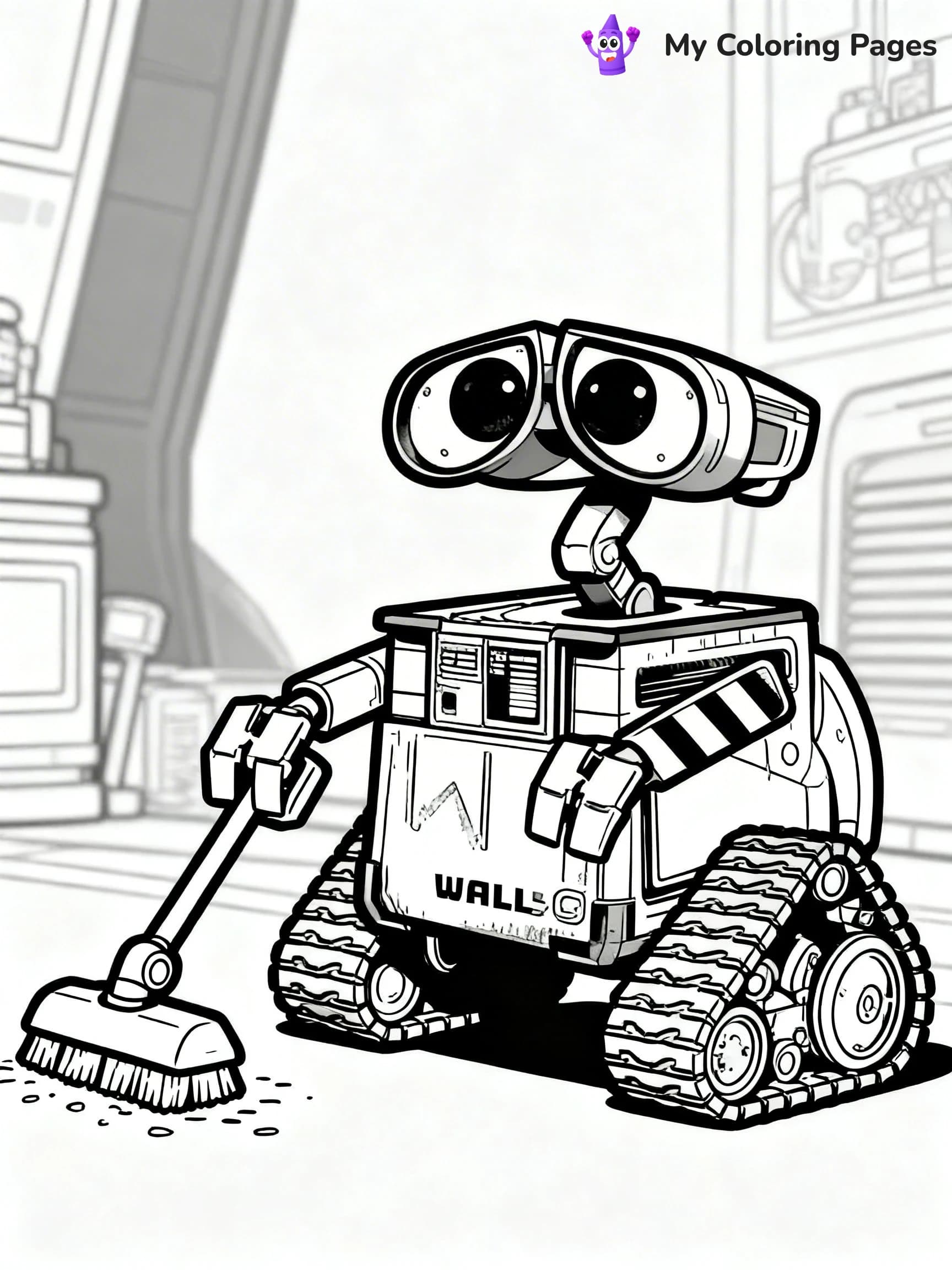 Wall E Coloring Pages - 24