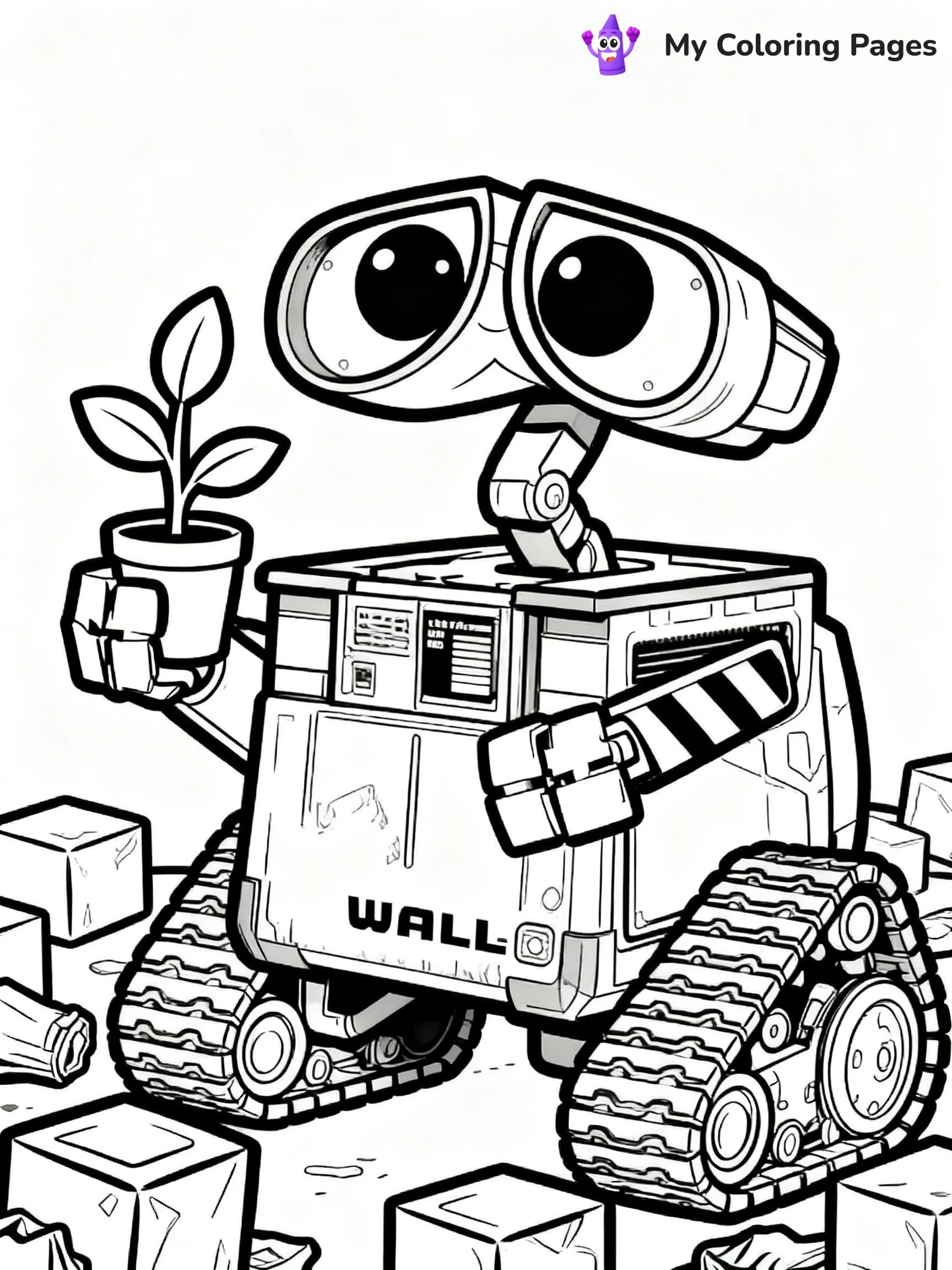 Wall E Coloring Pages - 19