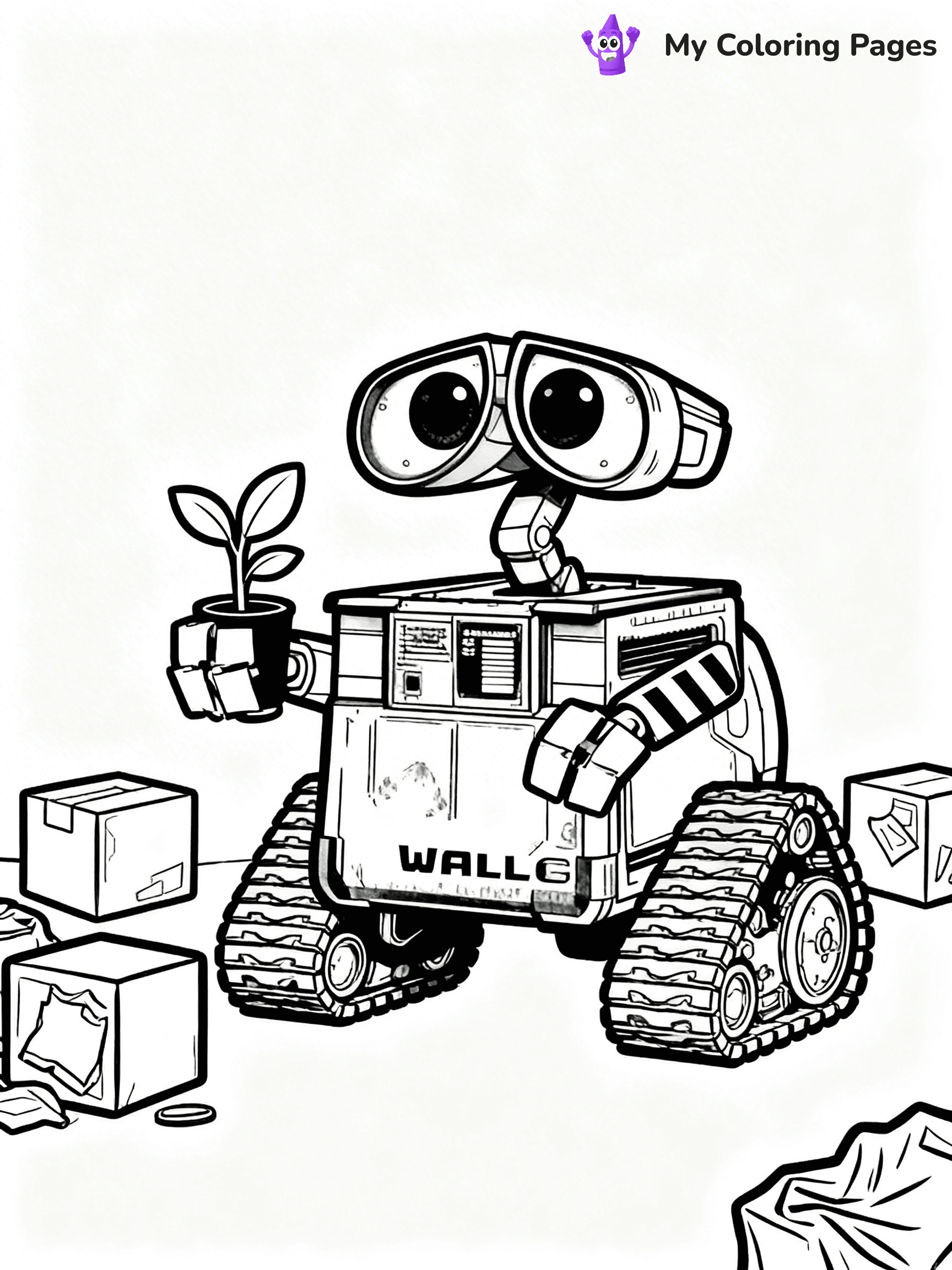 Wall E Coloring Pages - 17