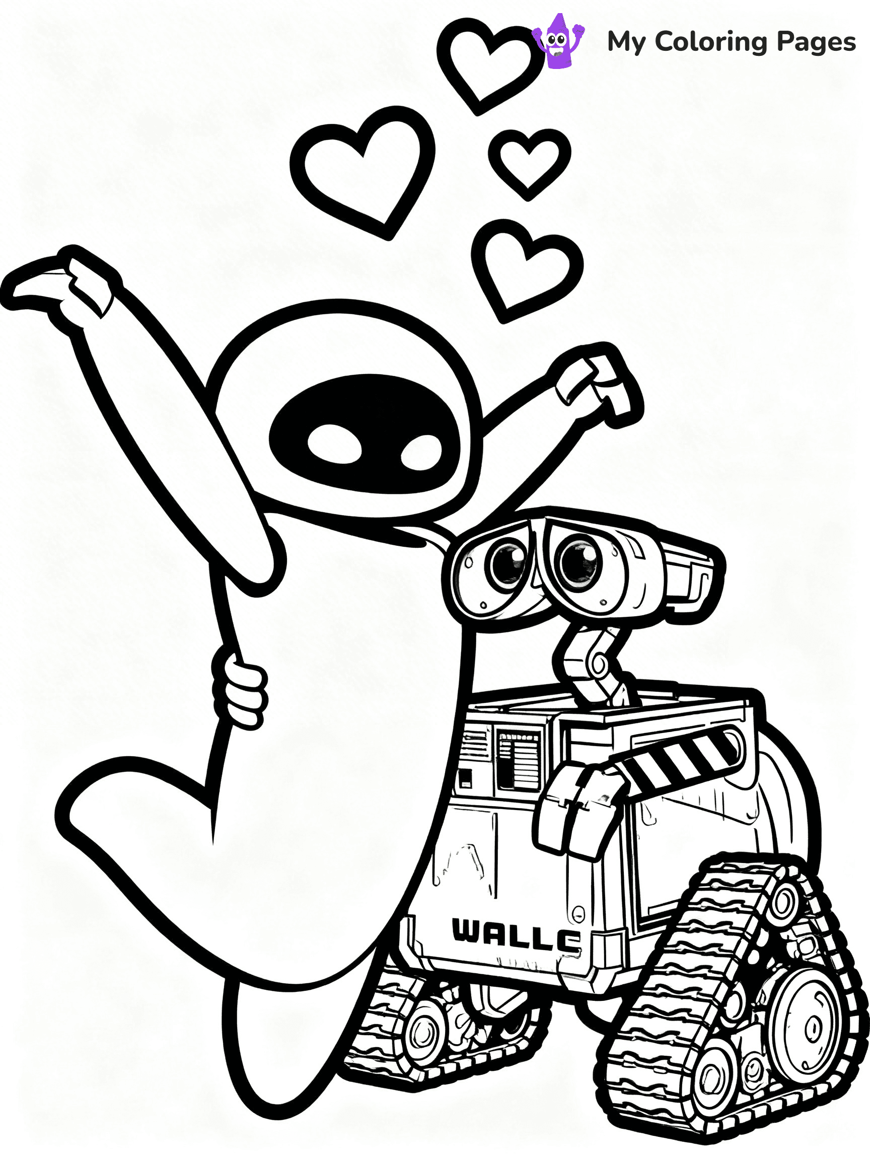 Wall E Coloring Pages - 12