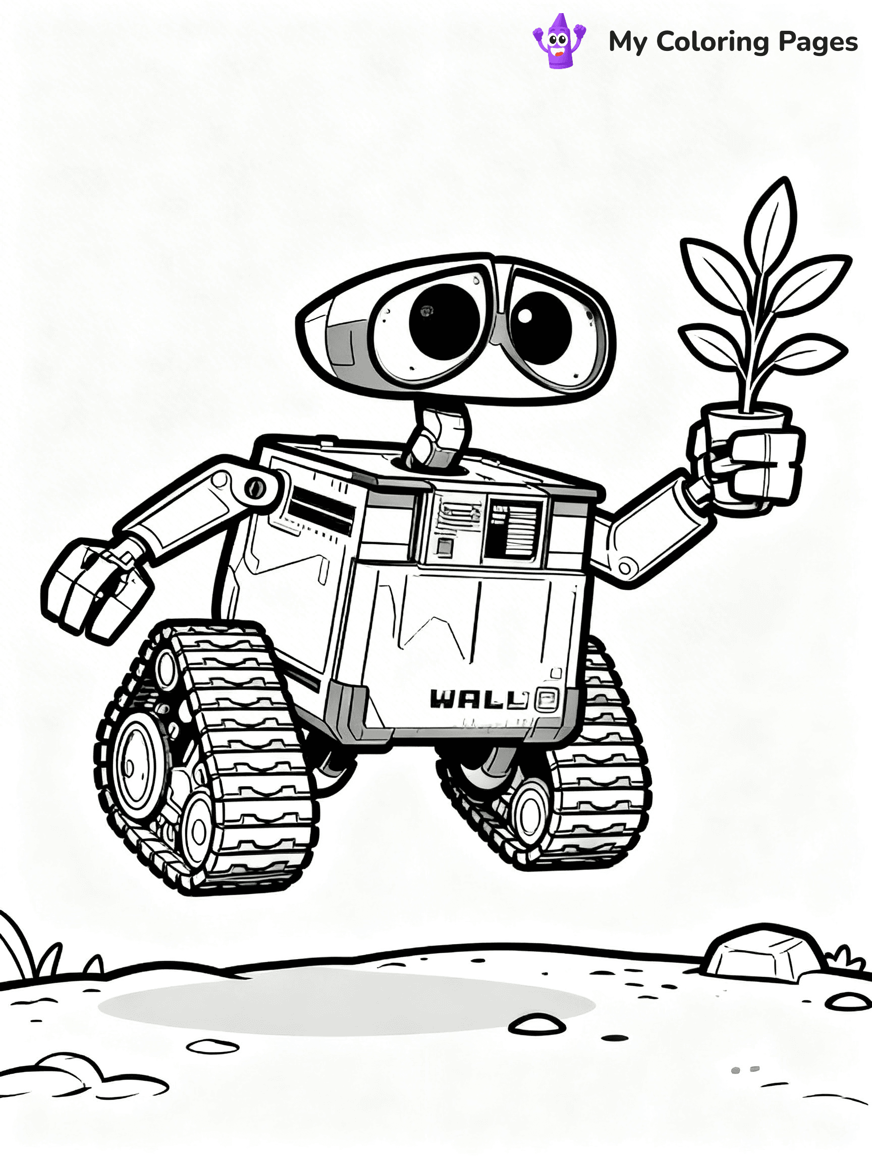 Wall E Coloring Pages - 8
