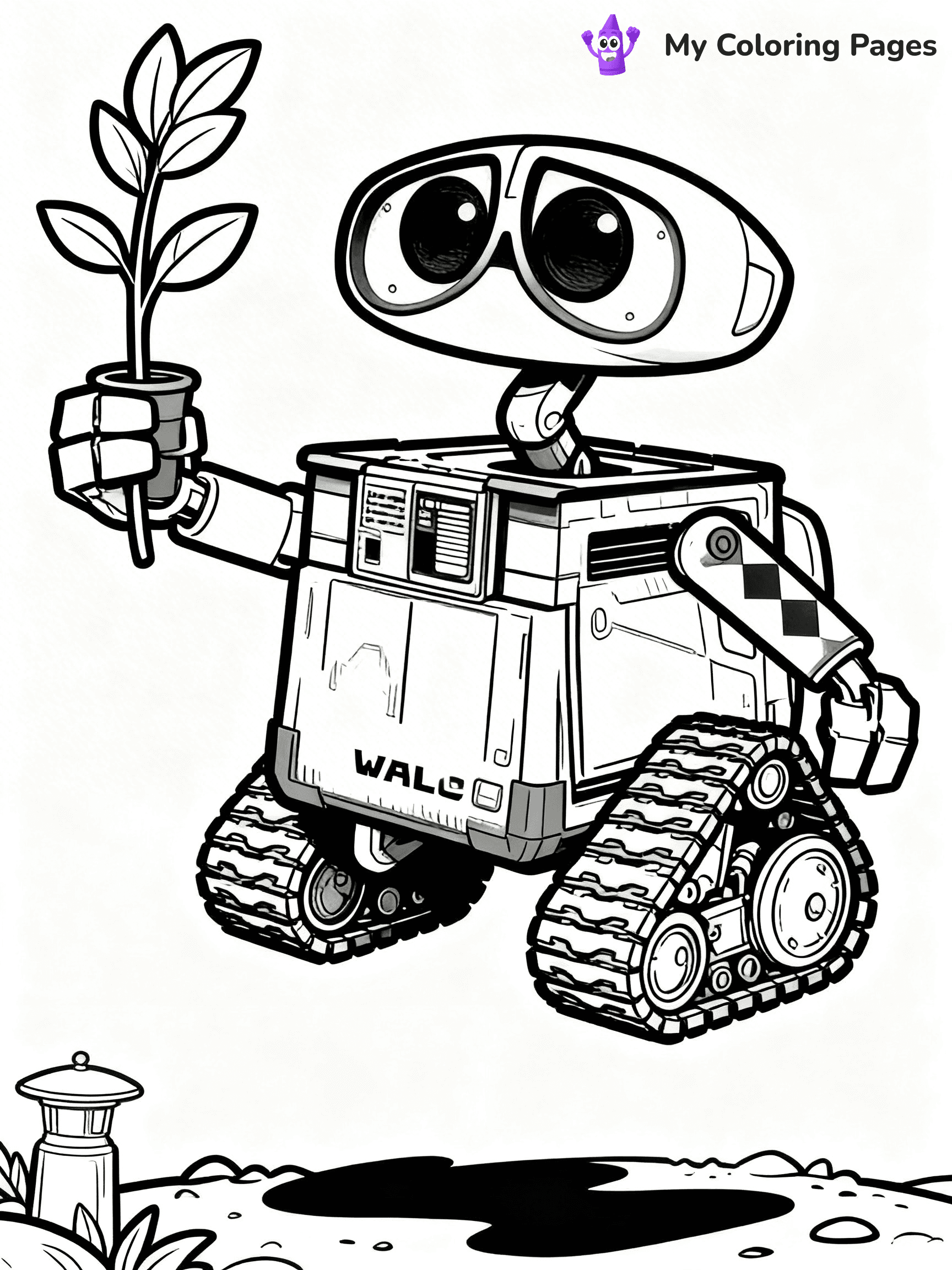 Wall E Coloring Pages - 7