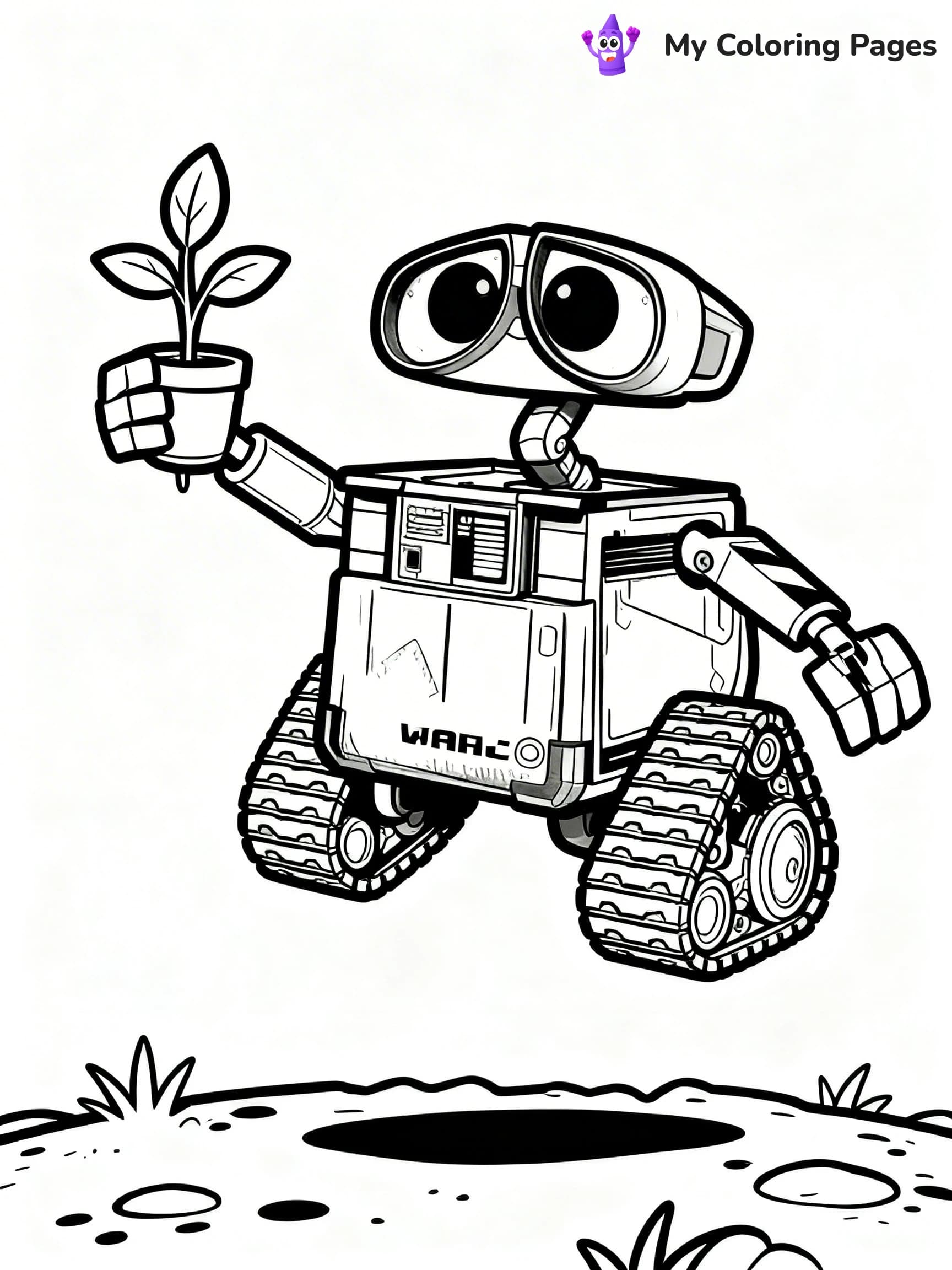 Wall E Coloring Pages - 6