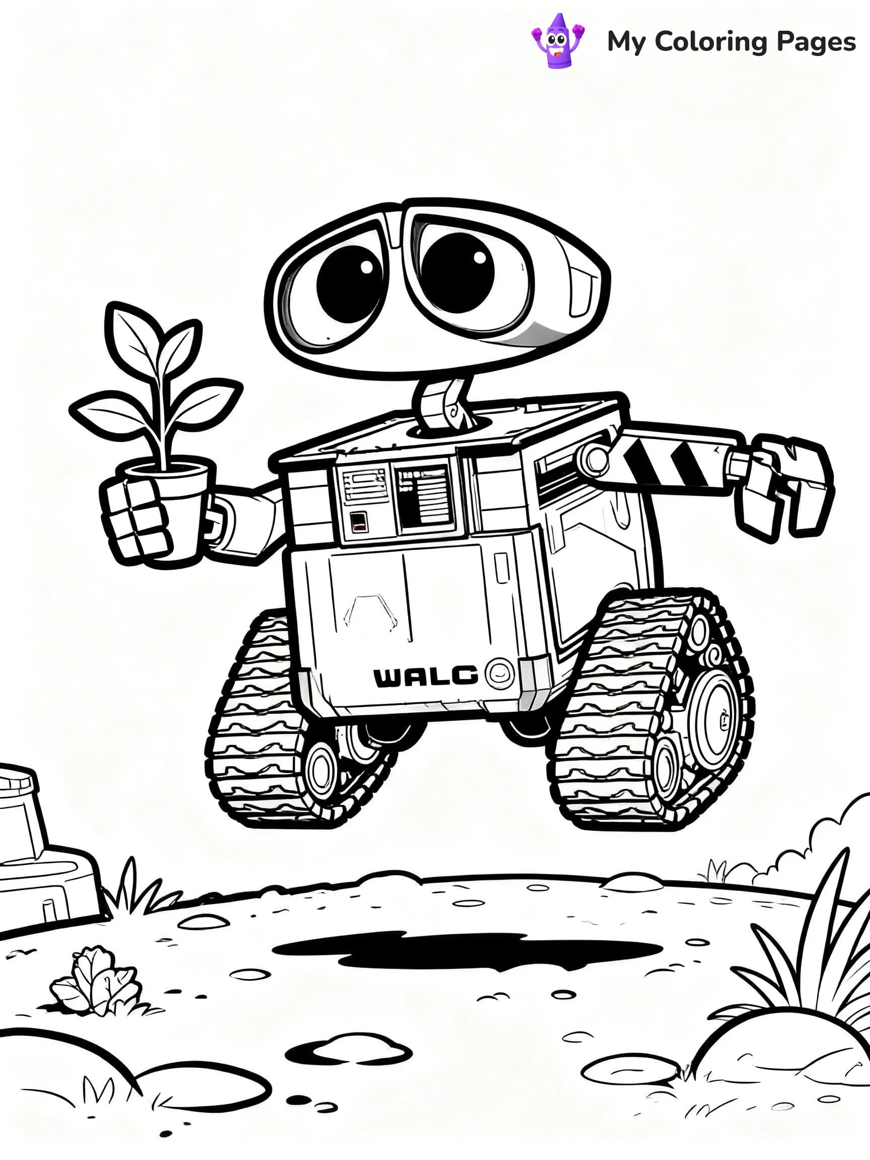 Wall E Coloring Pages - 5