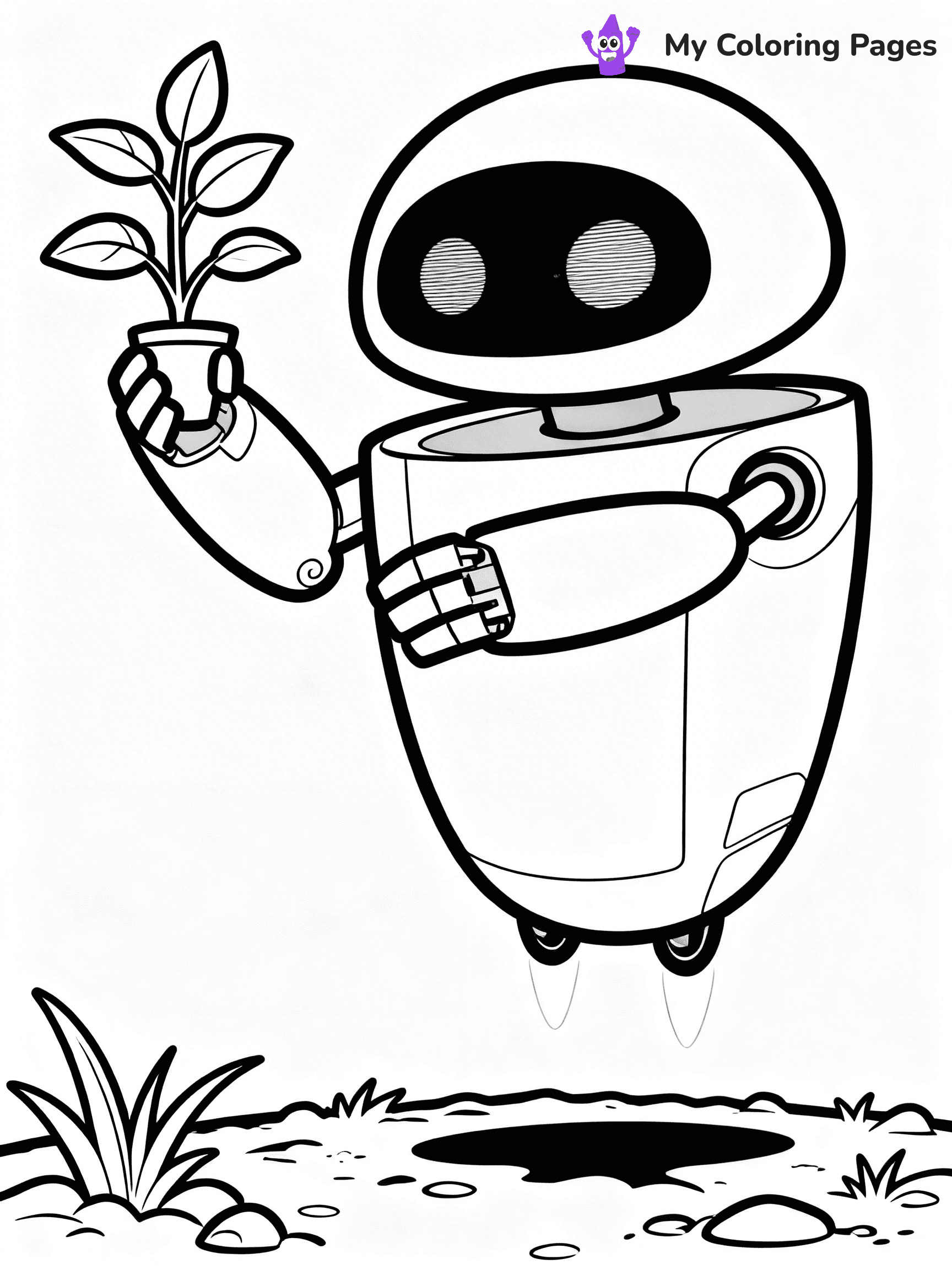Wall E Coloring Pages - 4