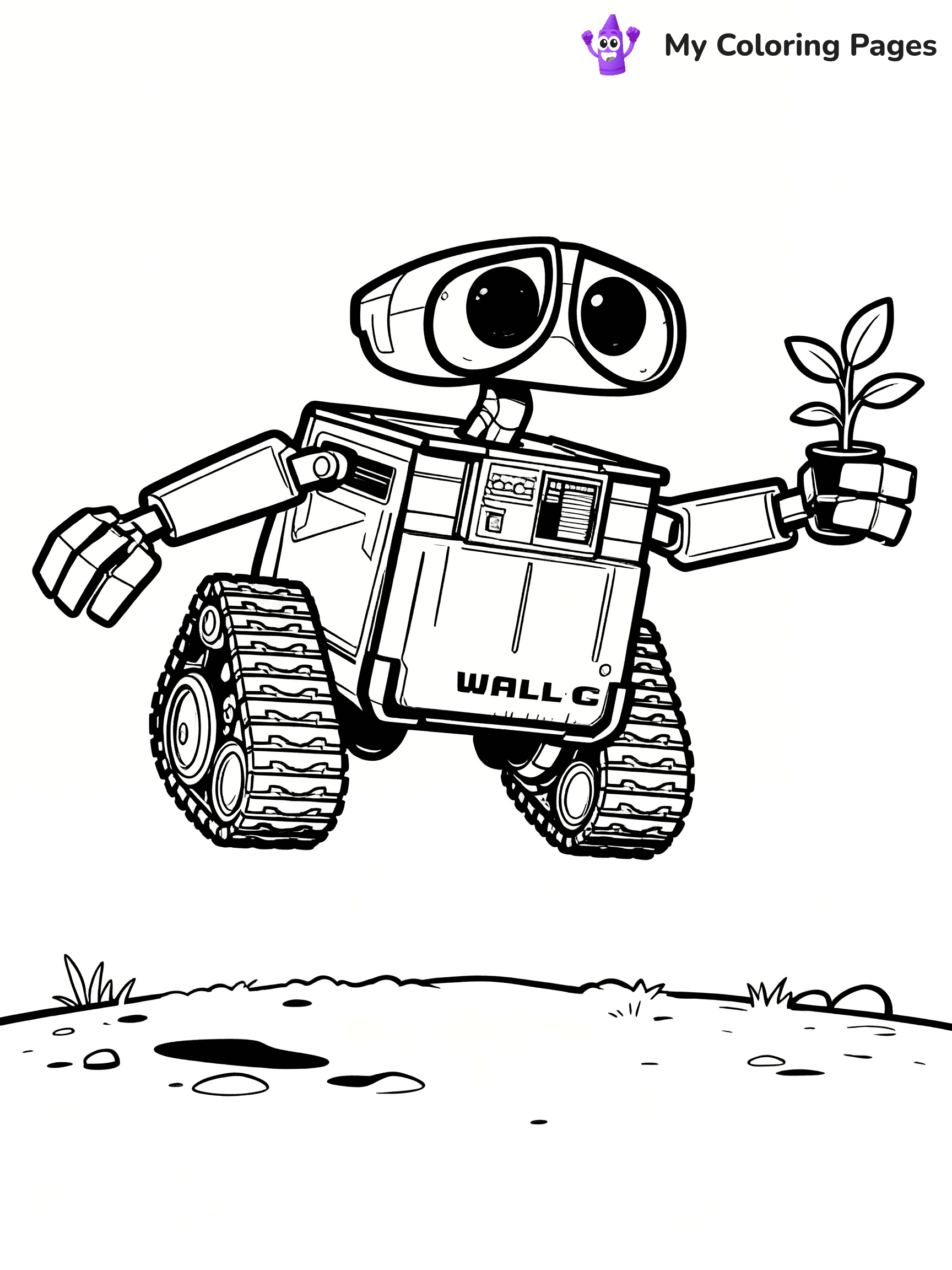Wall E Coloring Pages - 3