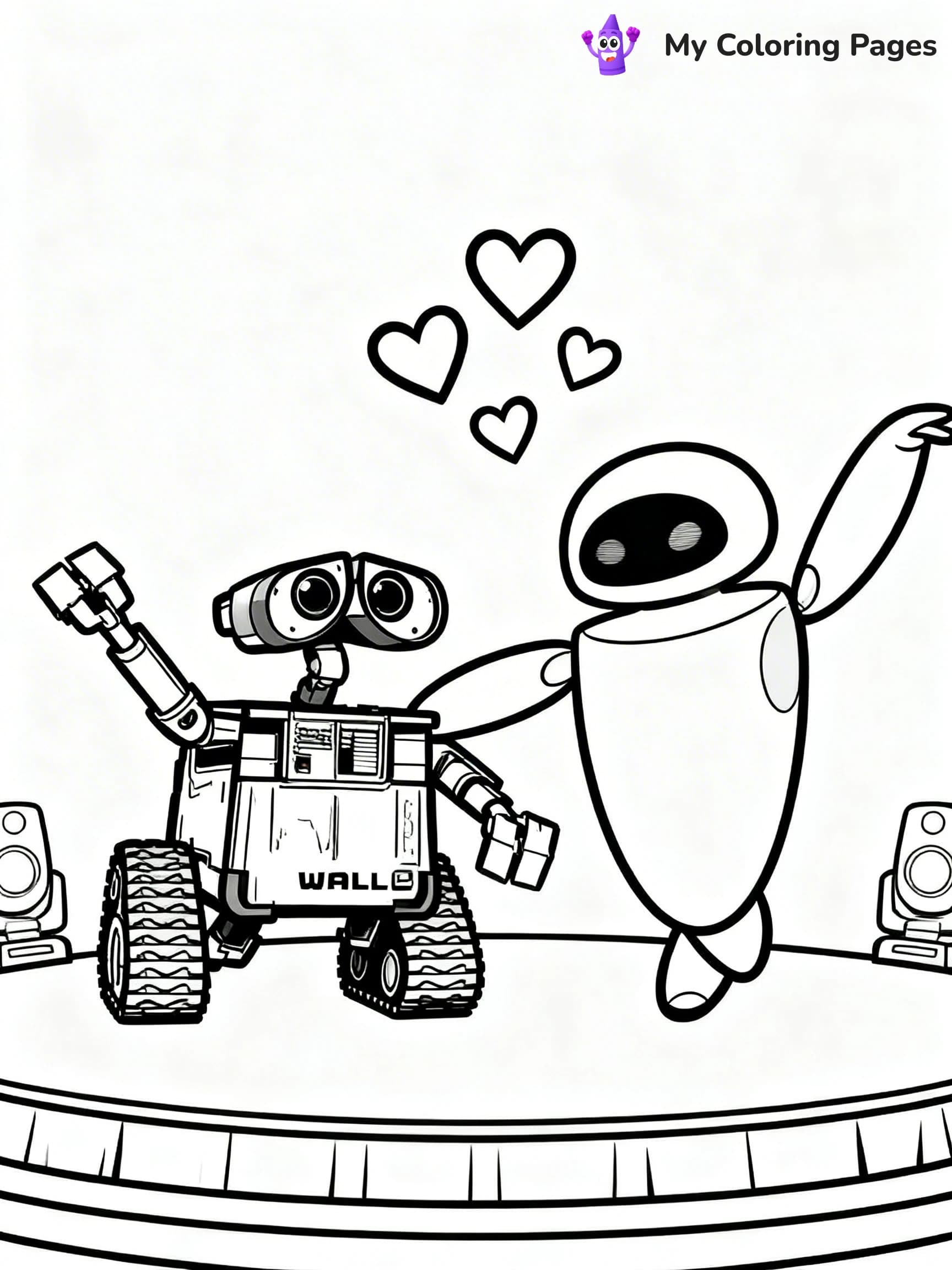 Wall E Coloring Pages - 2