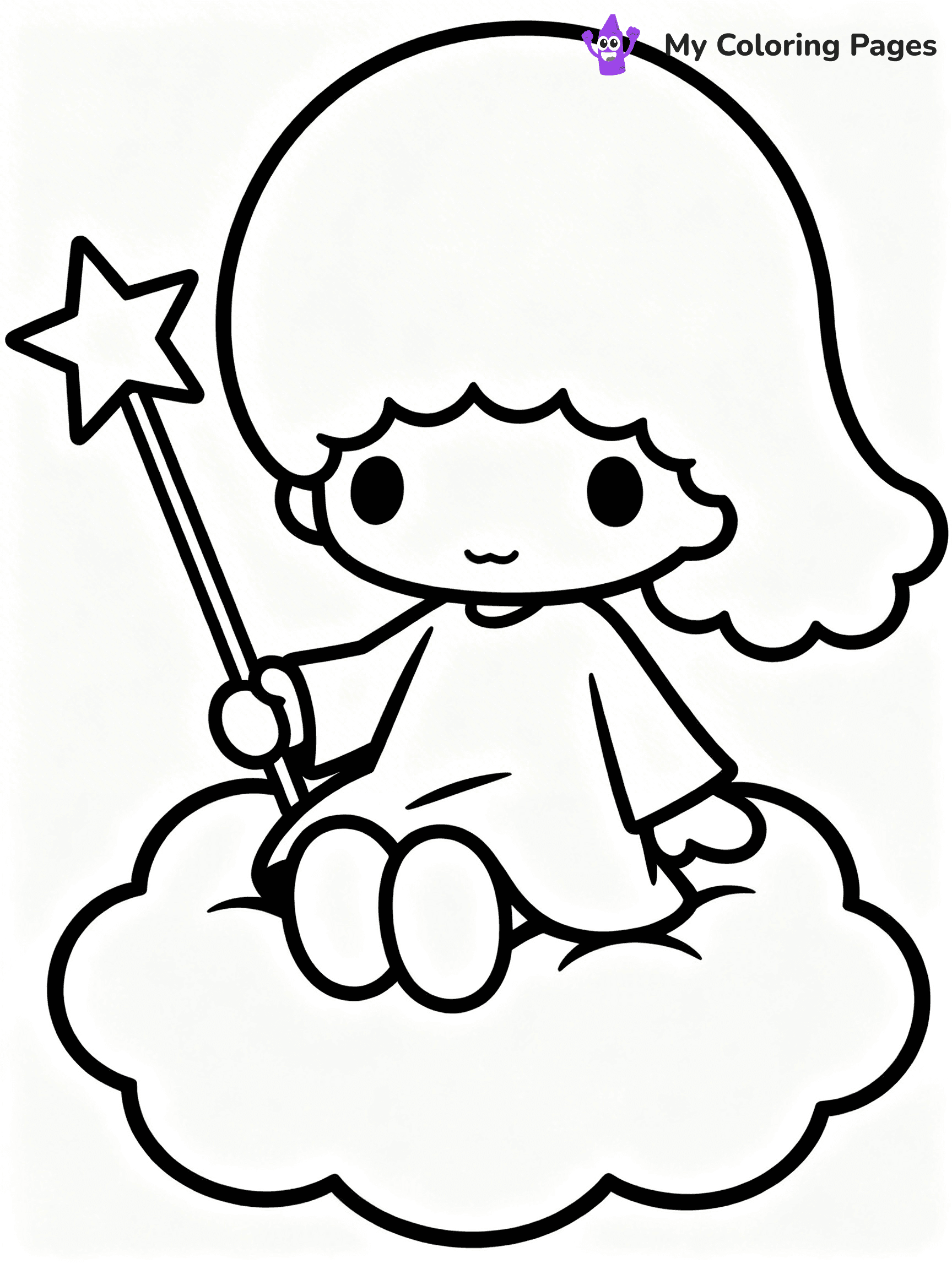 Little Twin Stars Coloring Pages - 30