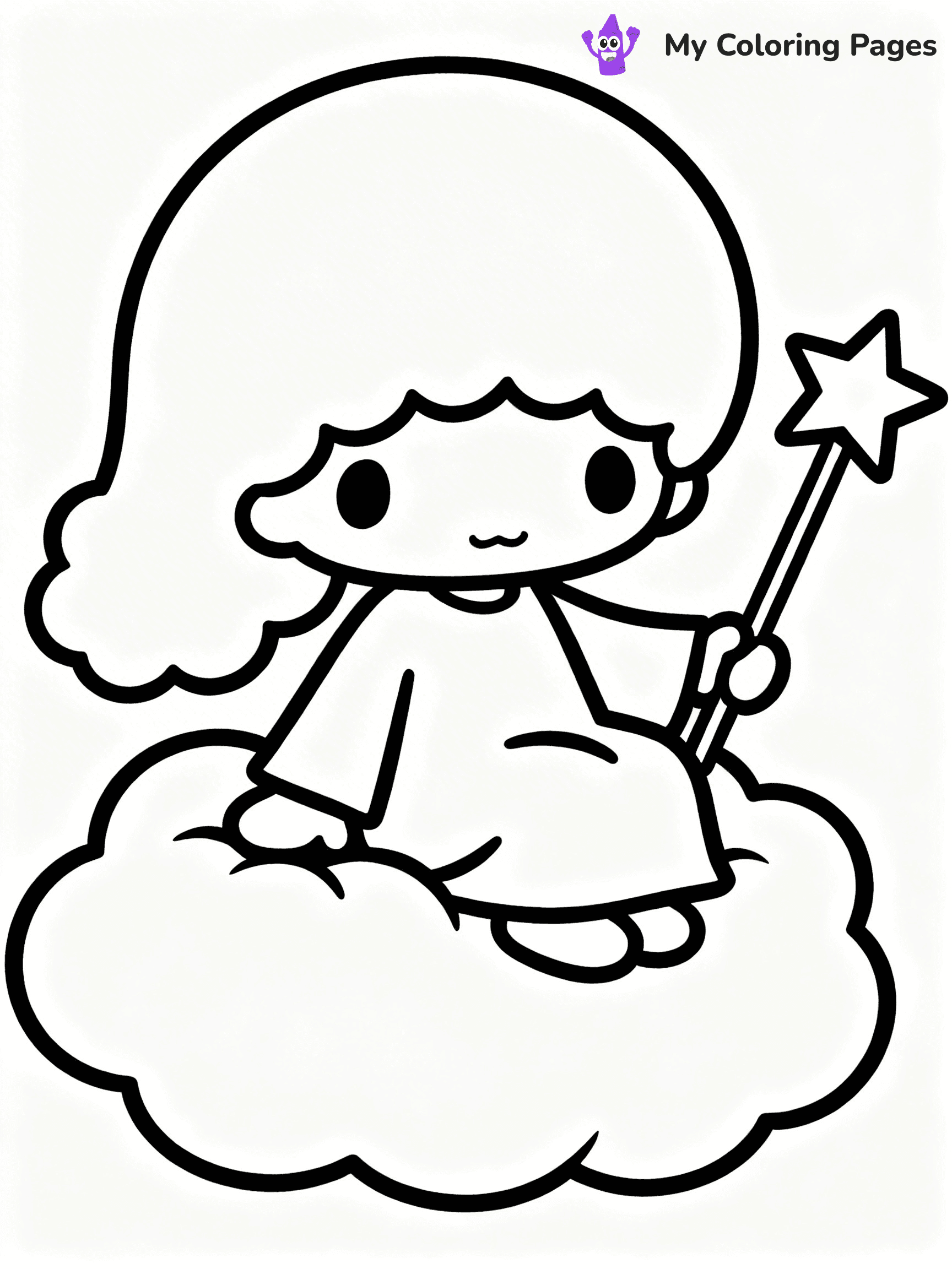 Little Twin Stars Coloring Pages - 27