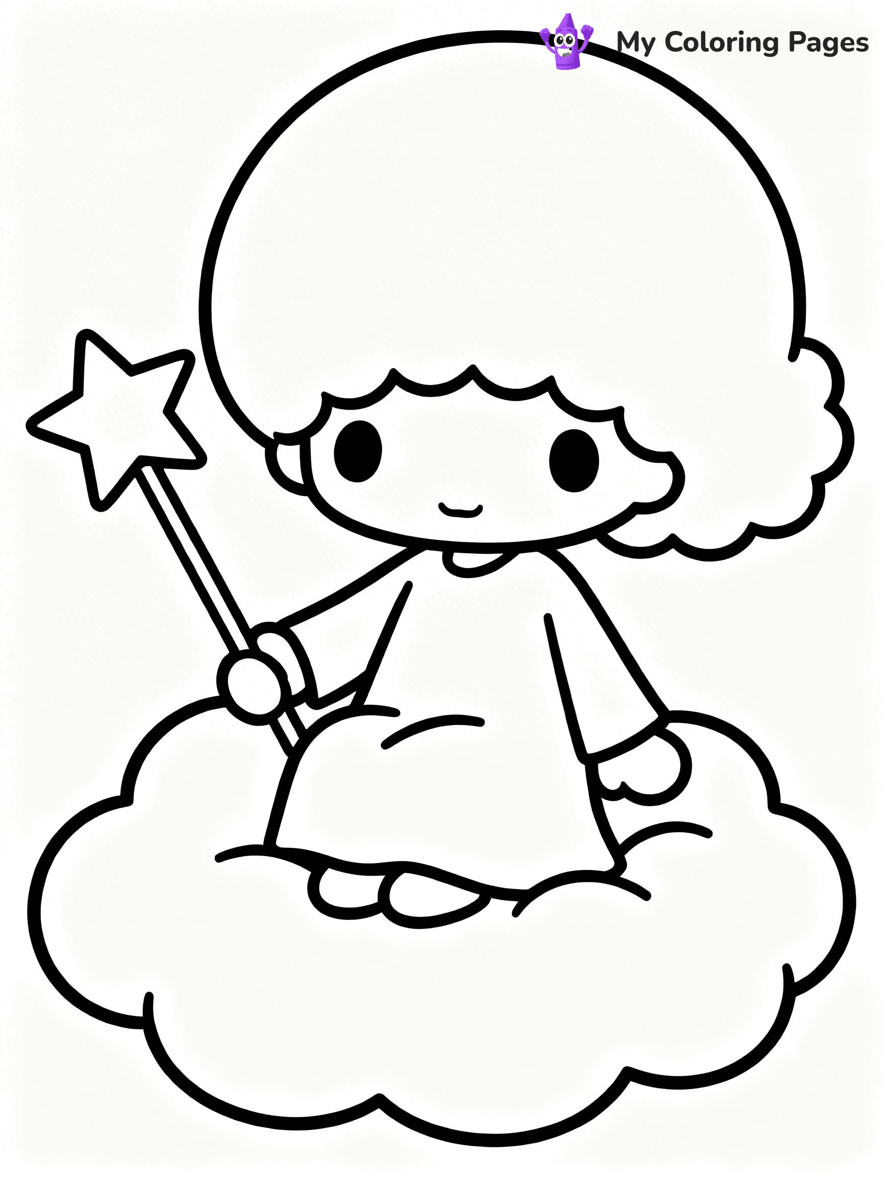 Little Twin Stars Coloring Pages - 25