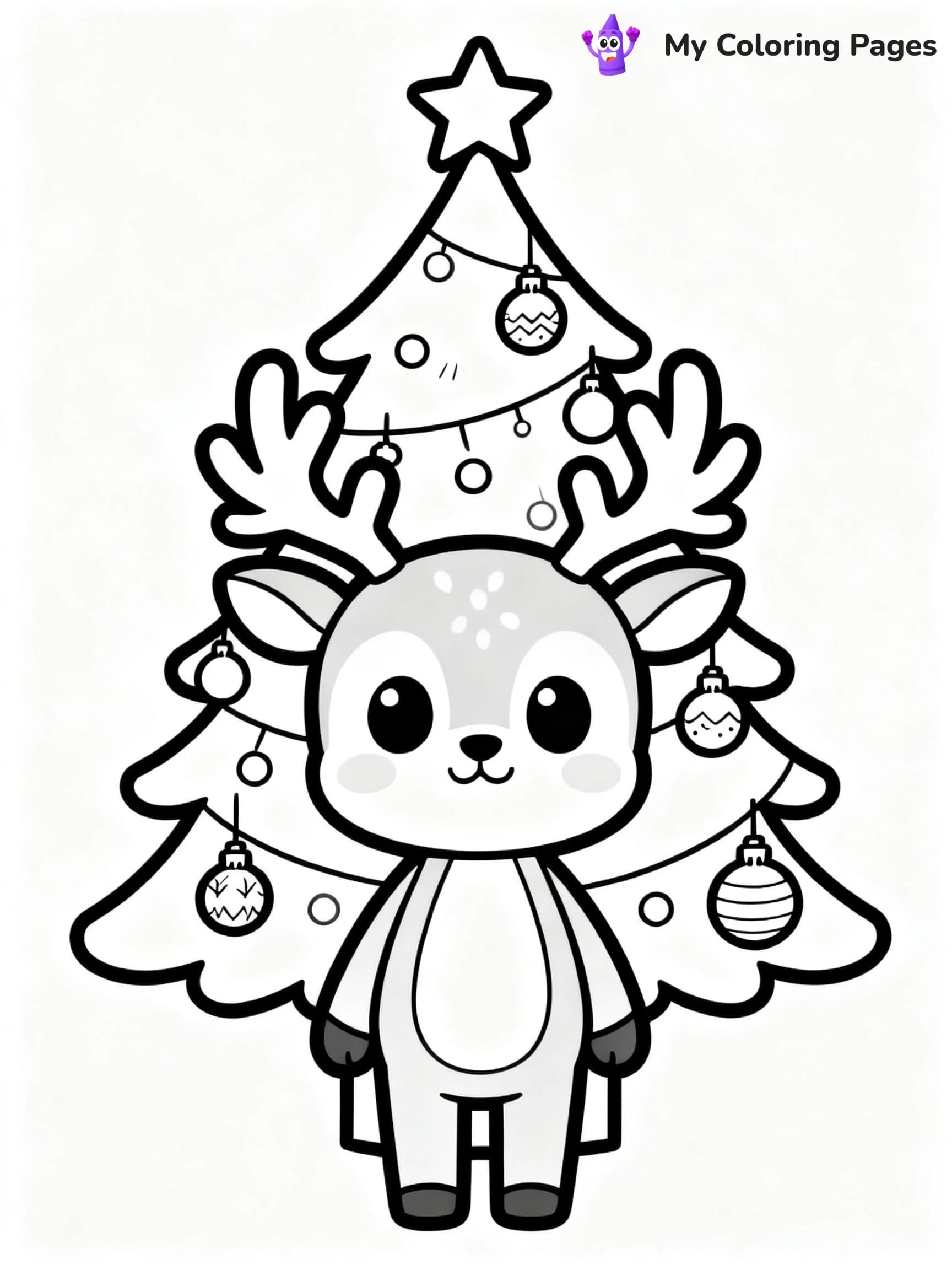 Cute December Coloring Pages - 14