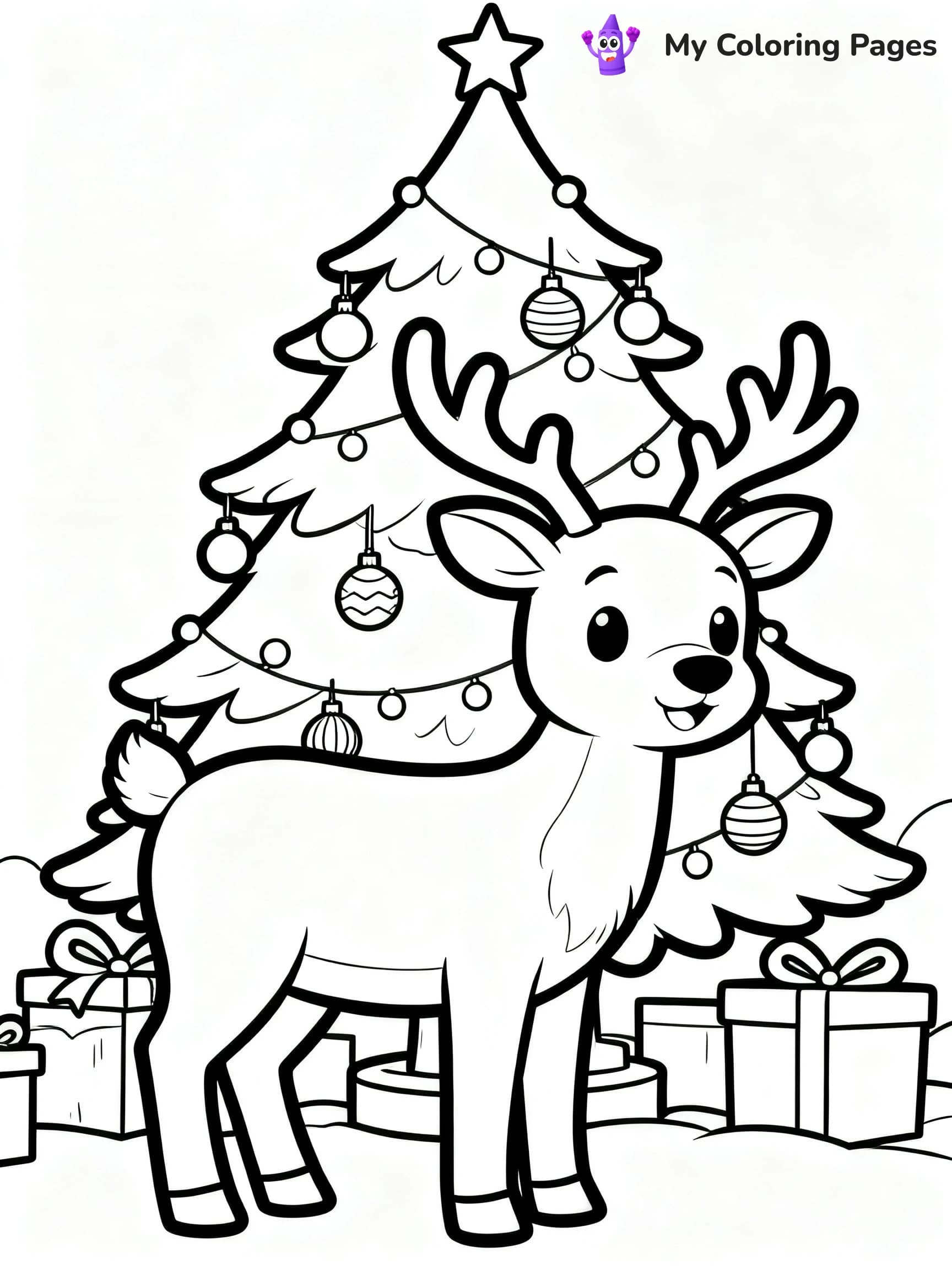 Cute December Coloring Pages - 13