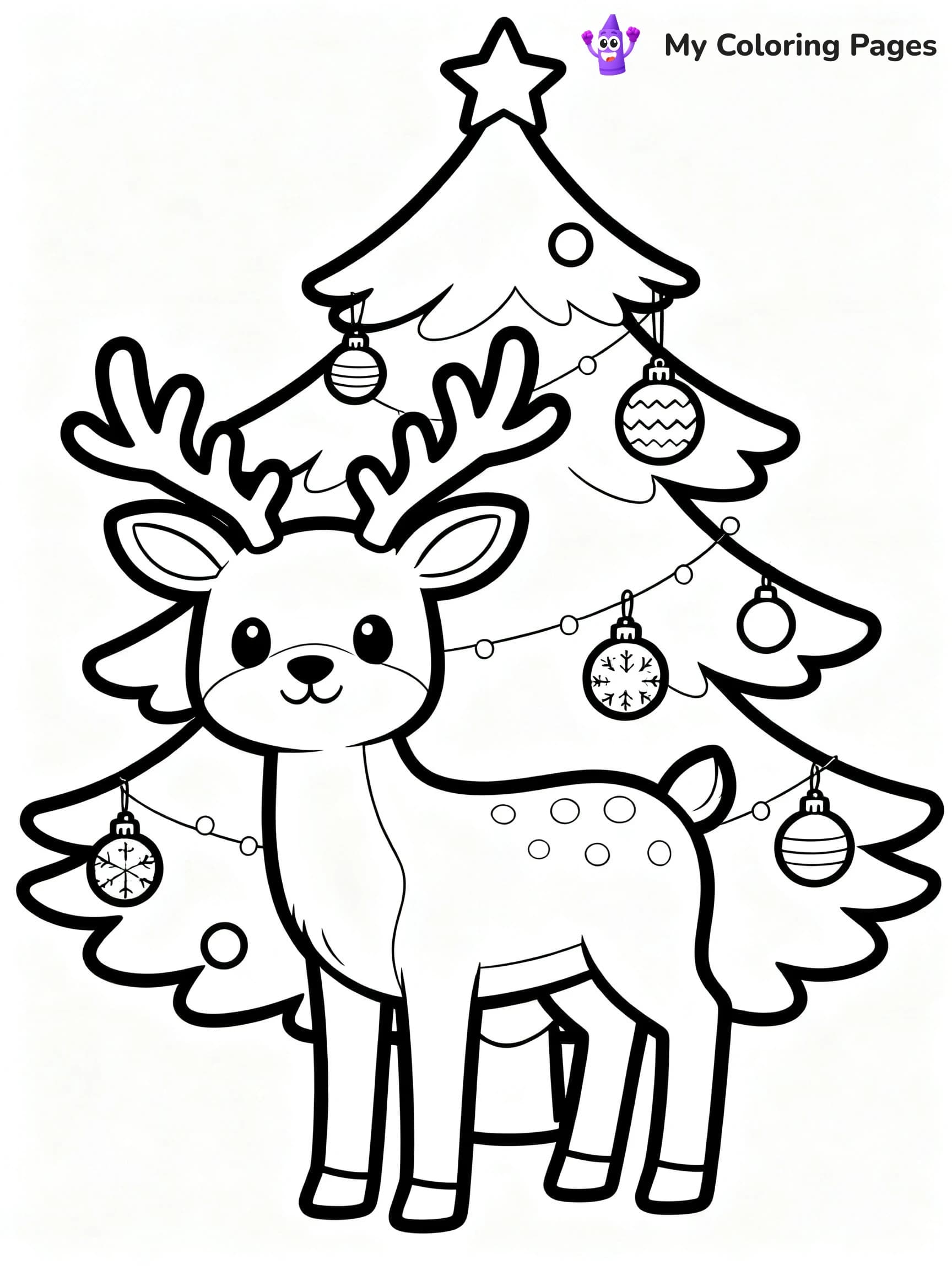 Cute December Coloring Pages - 12
