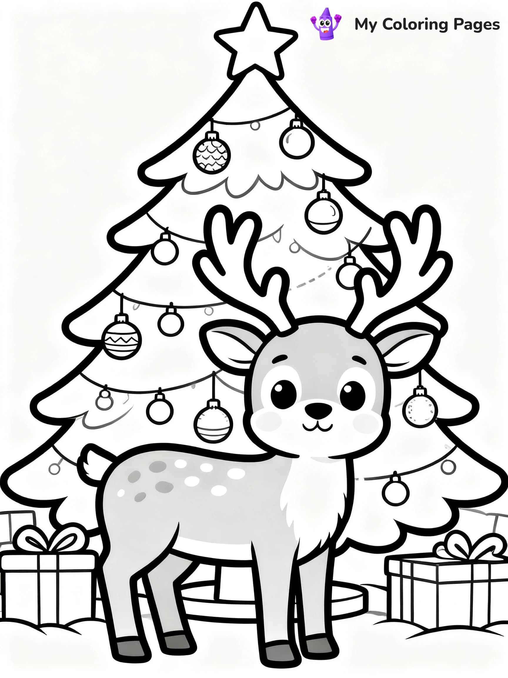 Cute December Coloring Pages - 11
