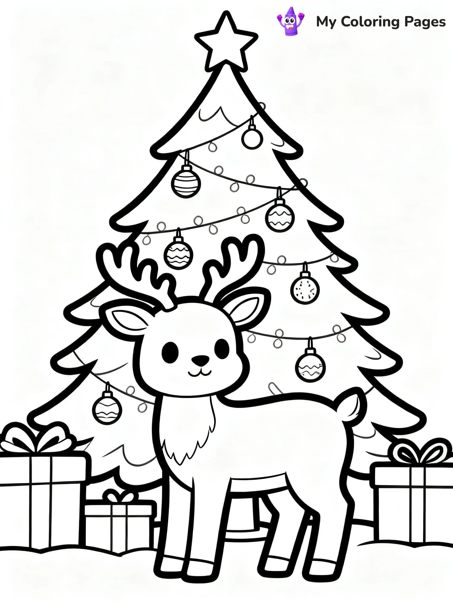Cute December Coloring Pages - 10