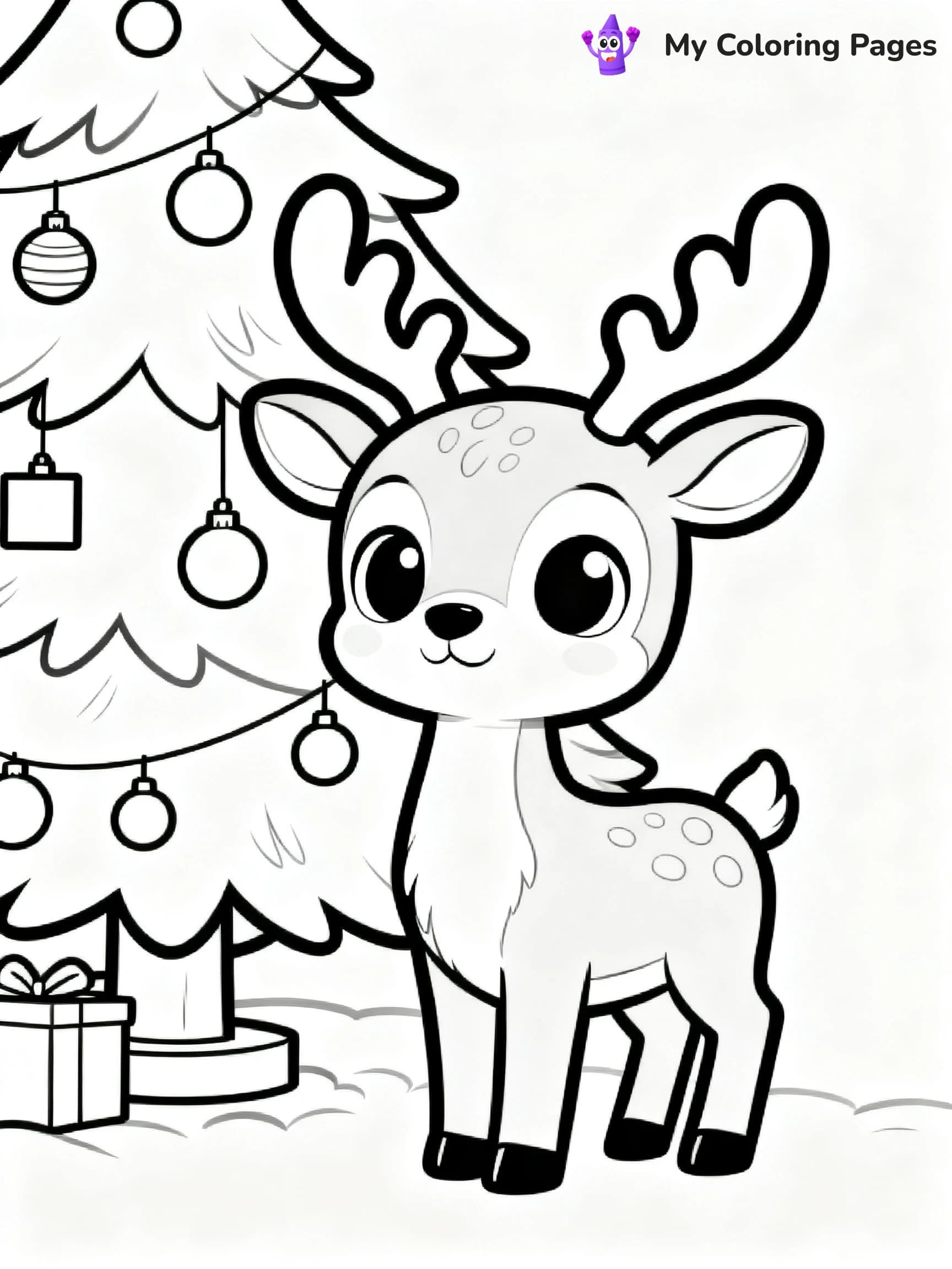 Cute December Coloring Pages - 9
