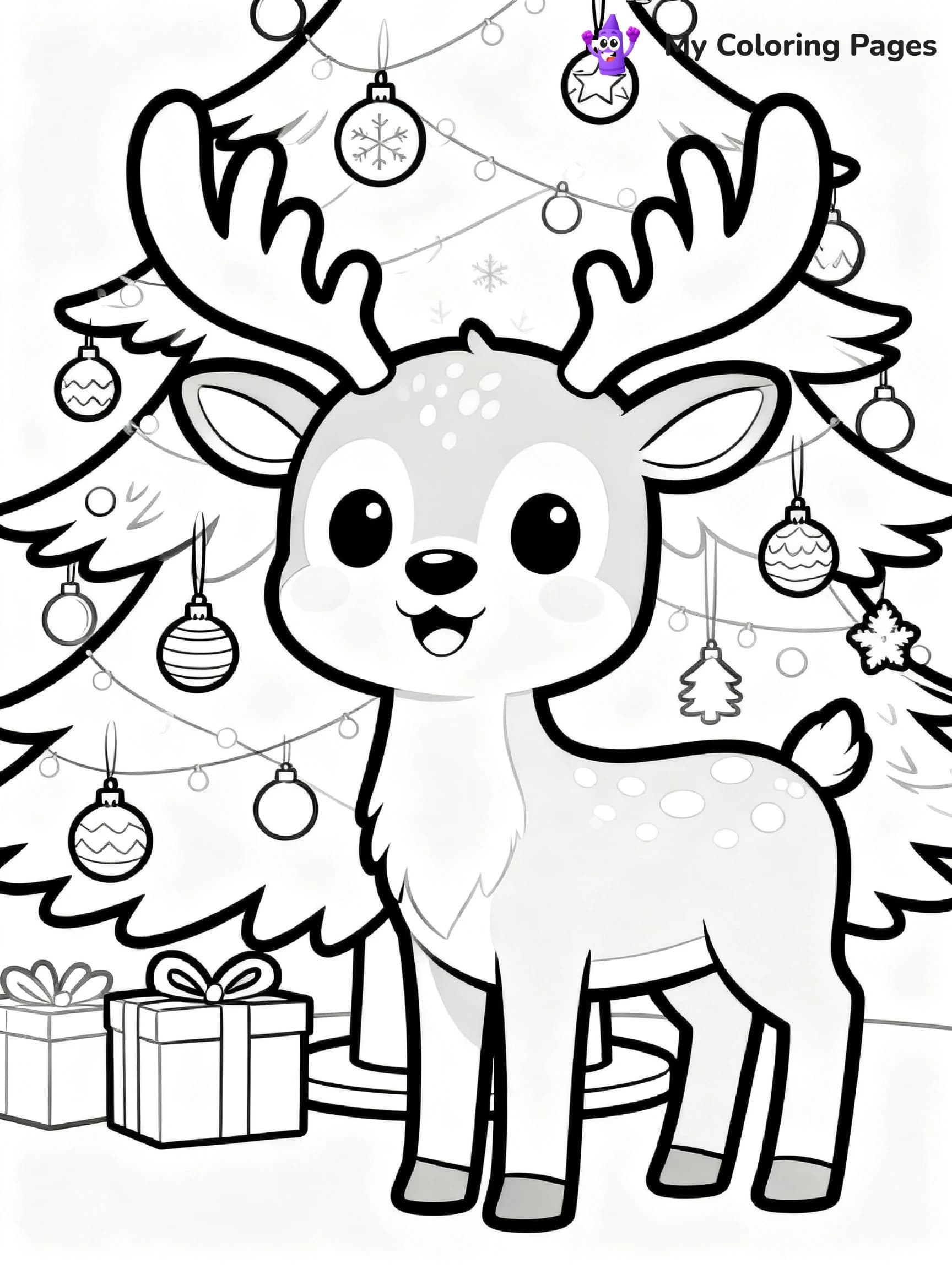 Cute December Coloring Pages - 8