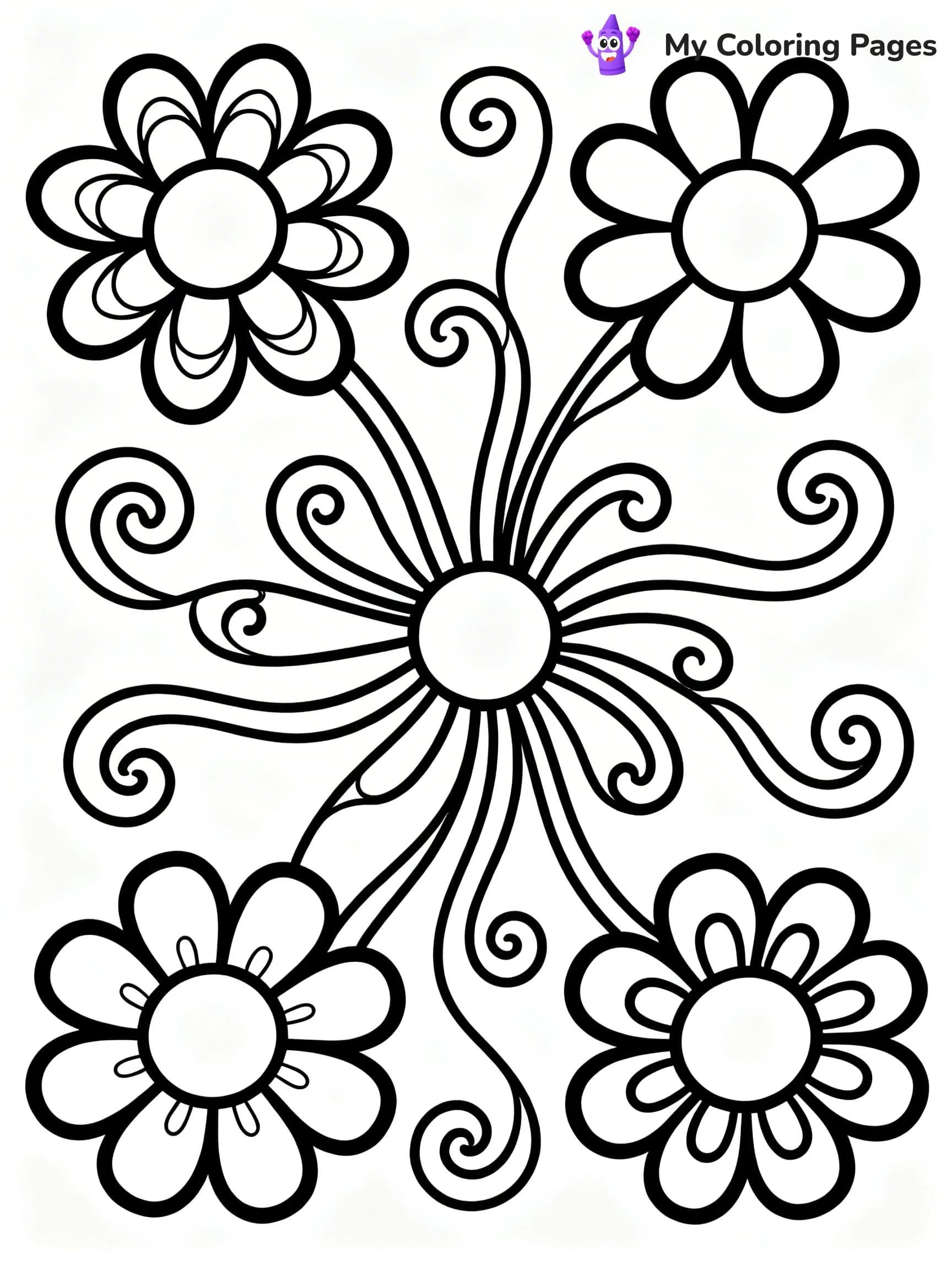 Easy Trippy Coloring Pages - 21
