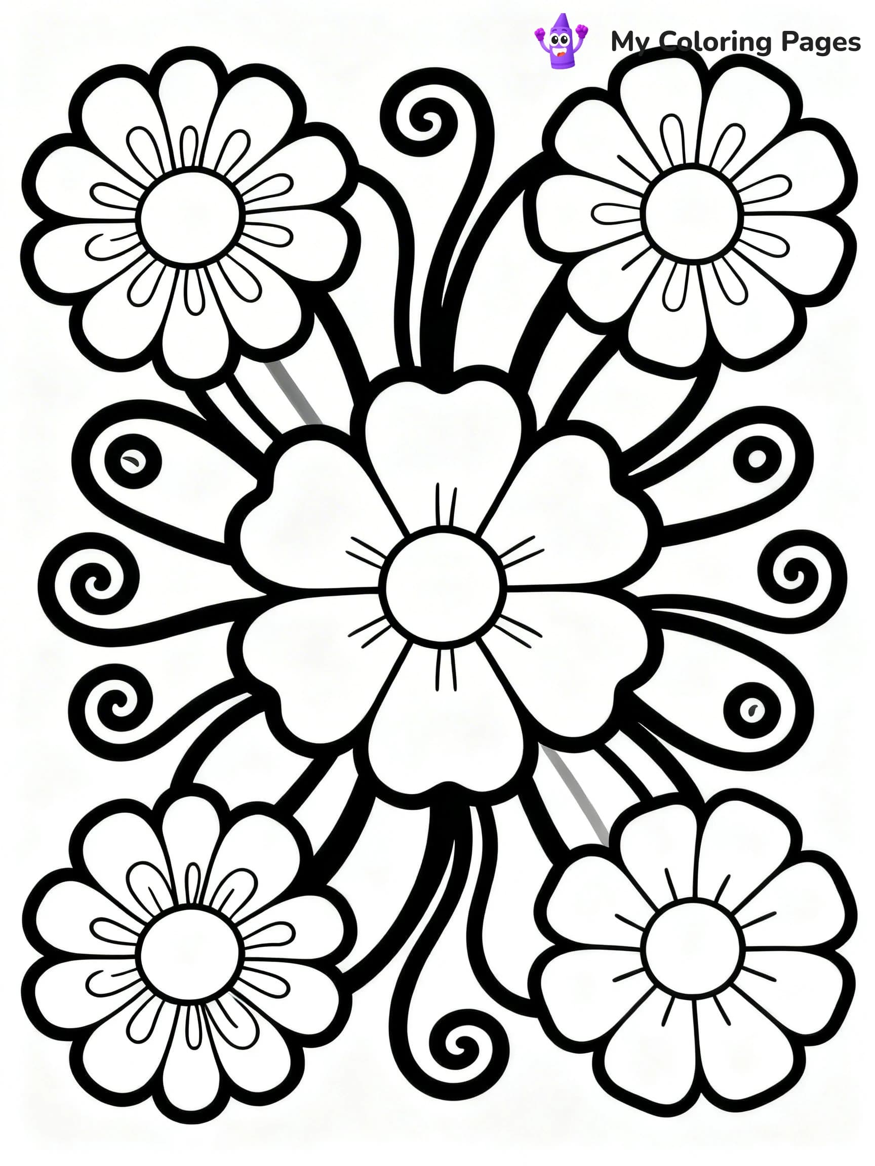 Easy Trippy Coloring Pages - 19