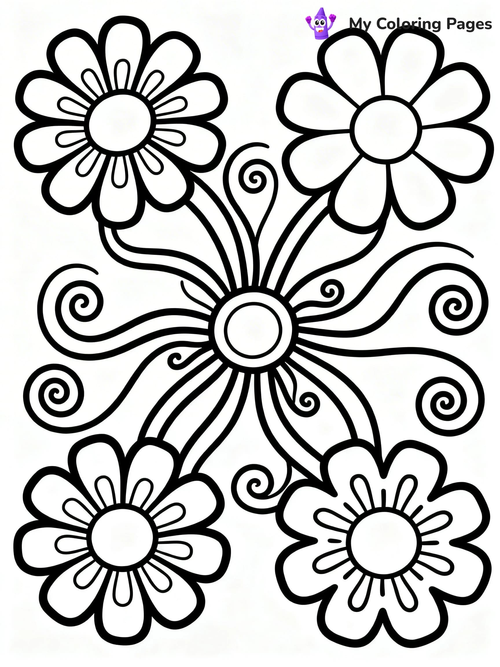 Easy Trippy Coloring Pages - 18