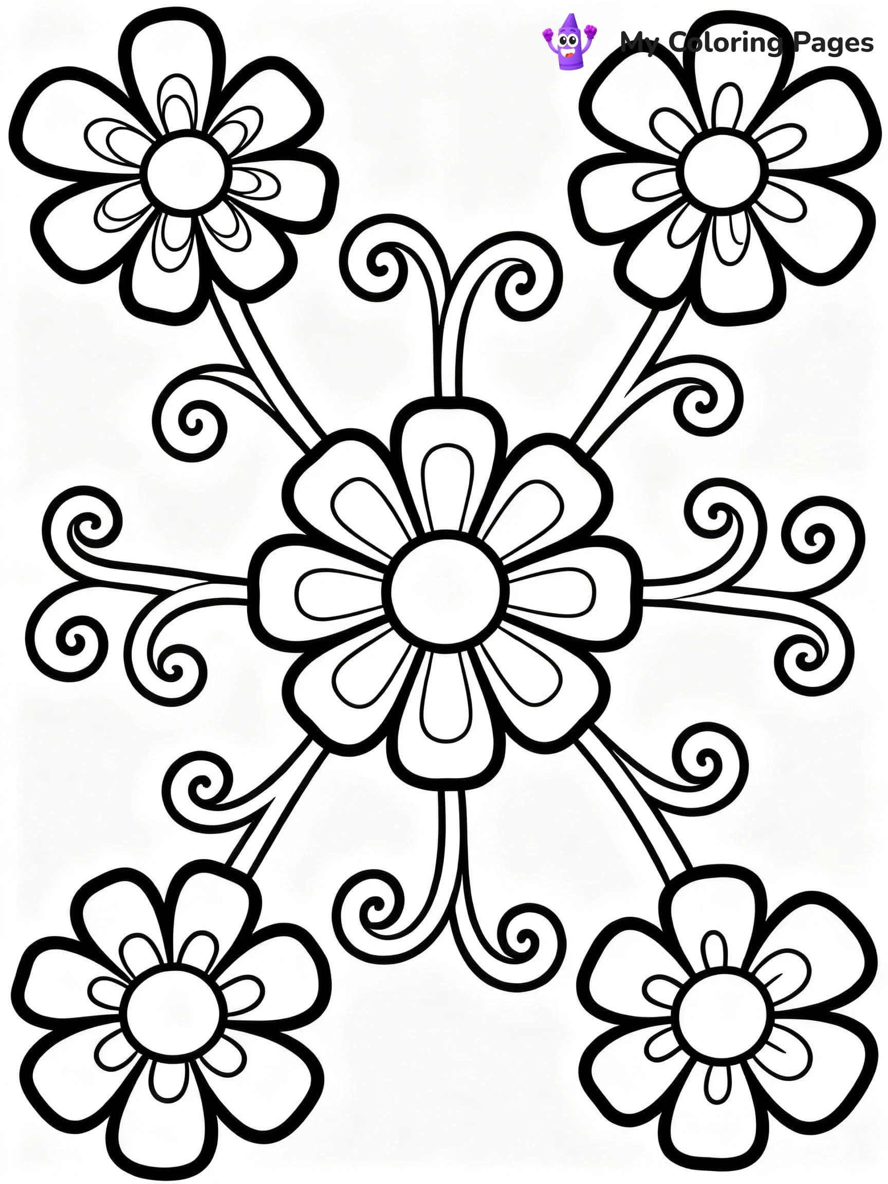 Easy Trippy Coloring Pages - 16