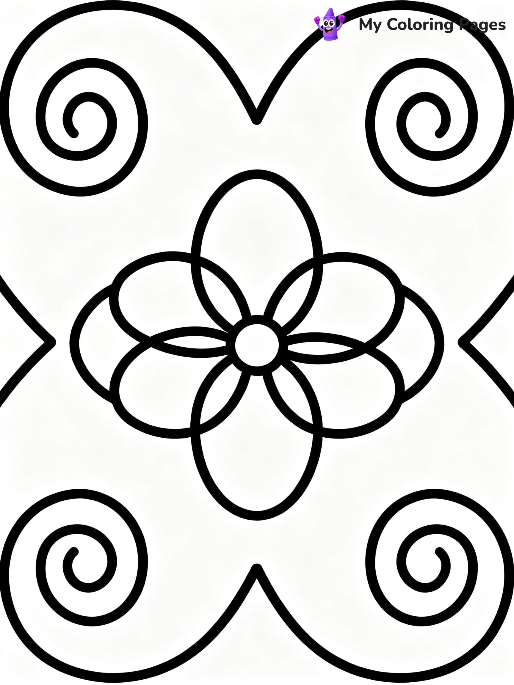 Easy Trippy Coloring Pages - 13