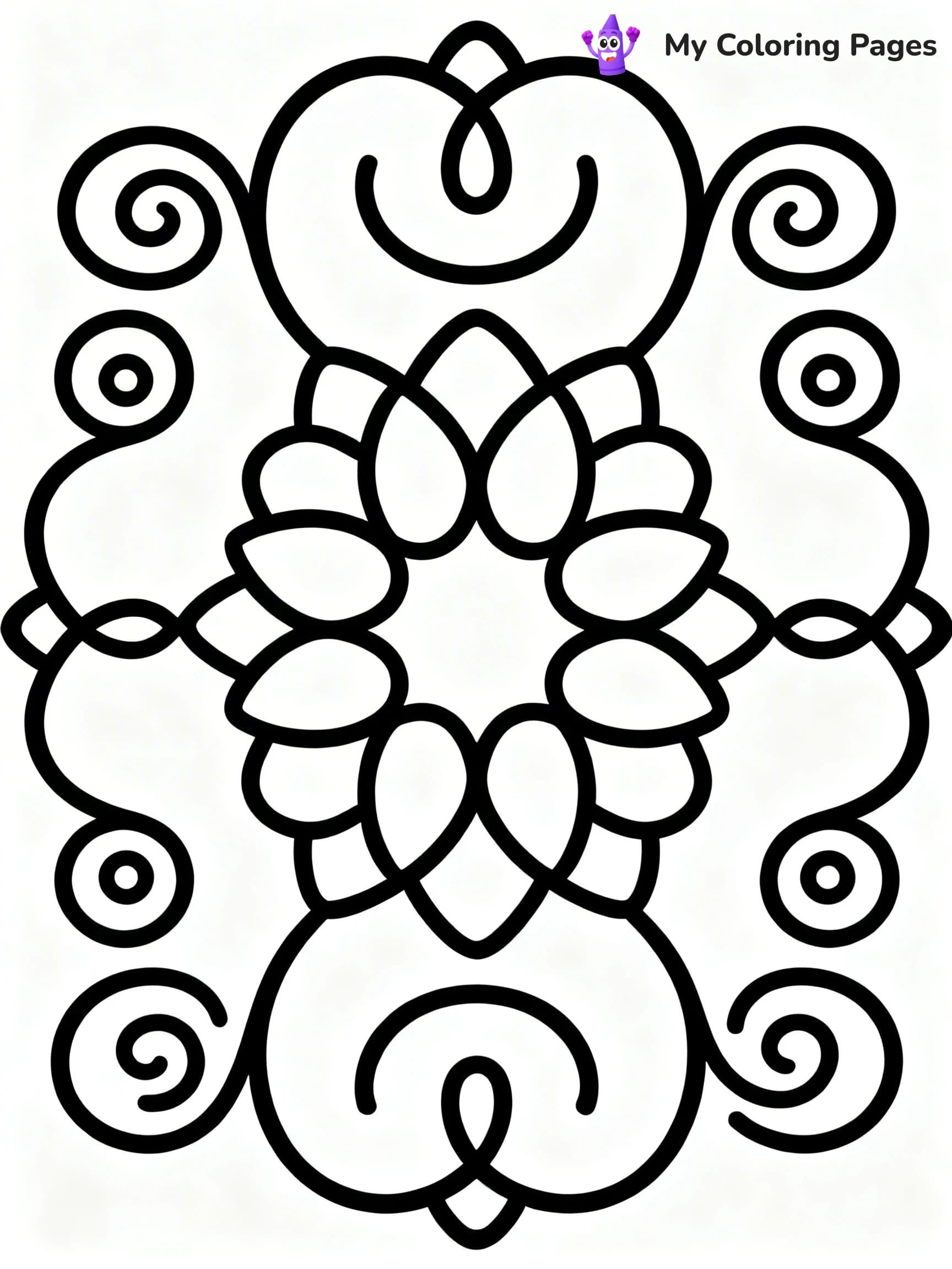 Easy Trippy Coloring Pages - 12