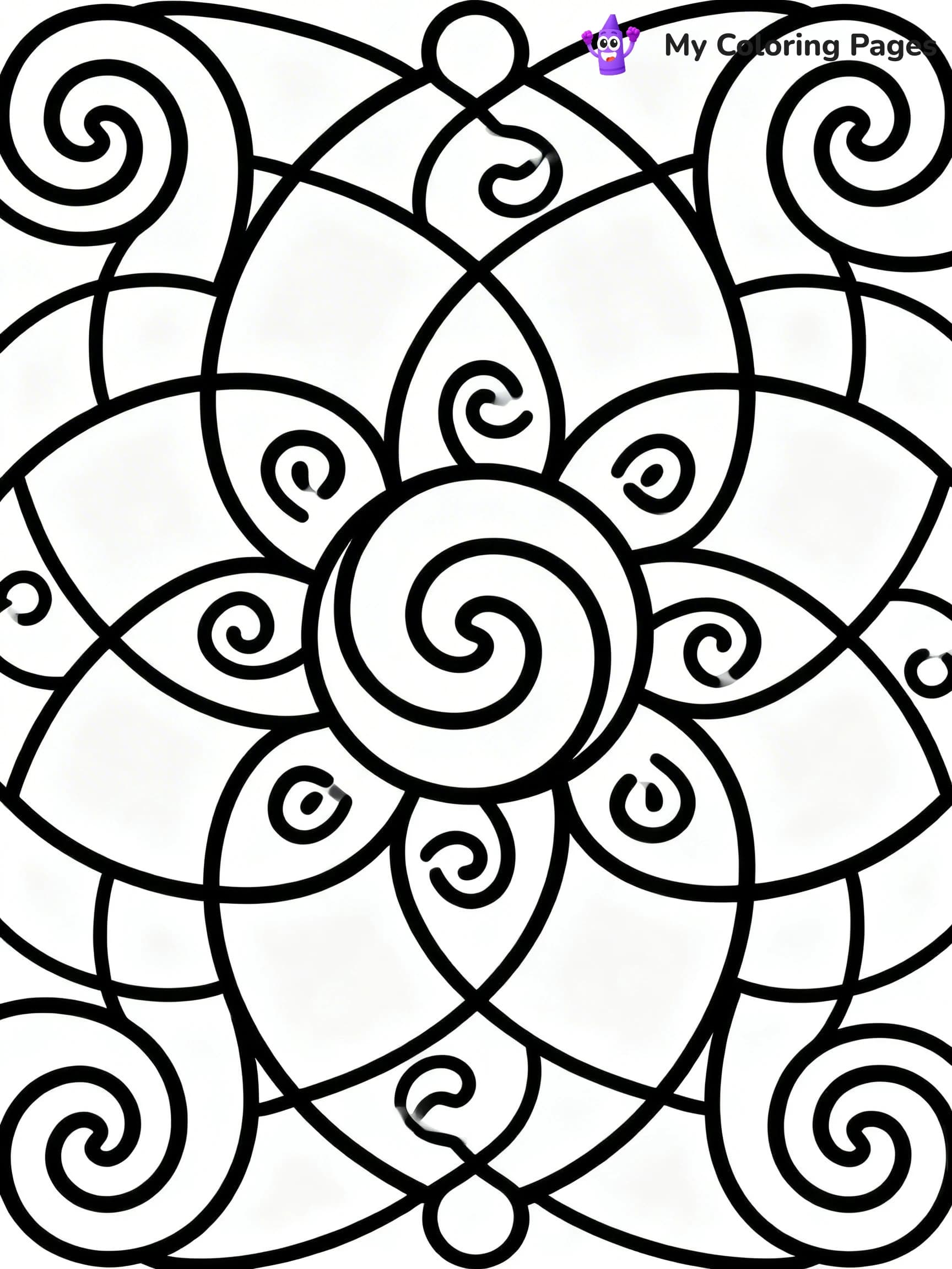 Easy Trippy Coloring Pages - 8