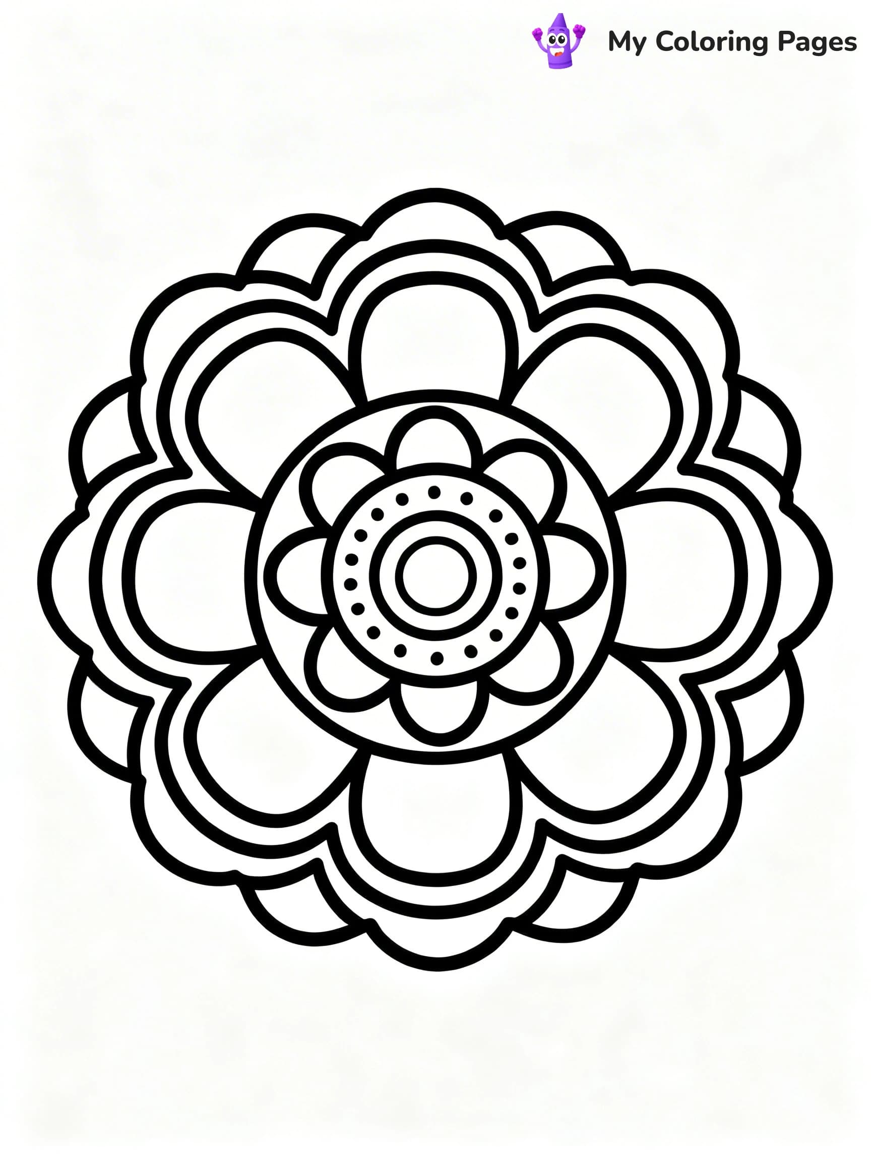 Easy Trippy Coloring Pages - 7