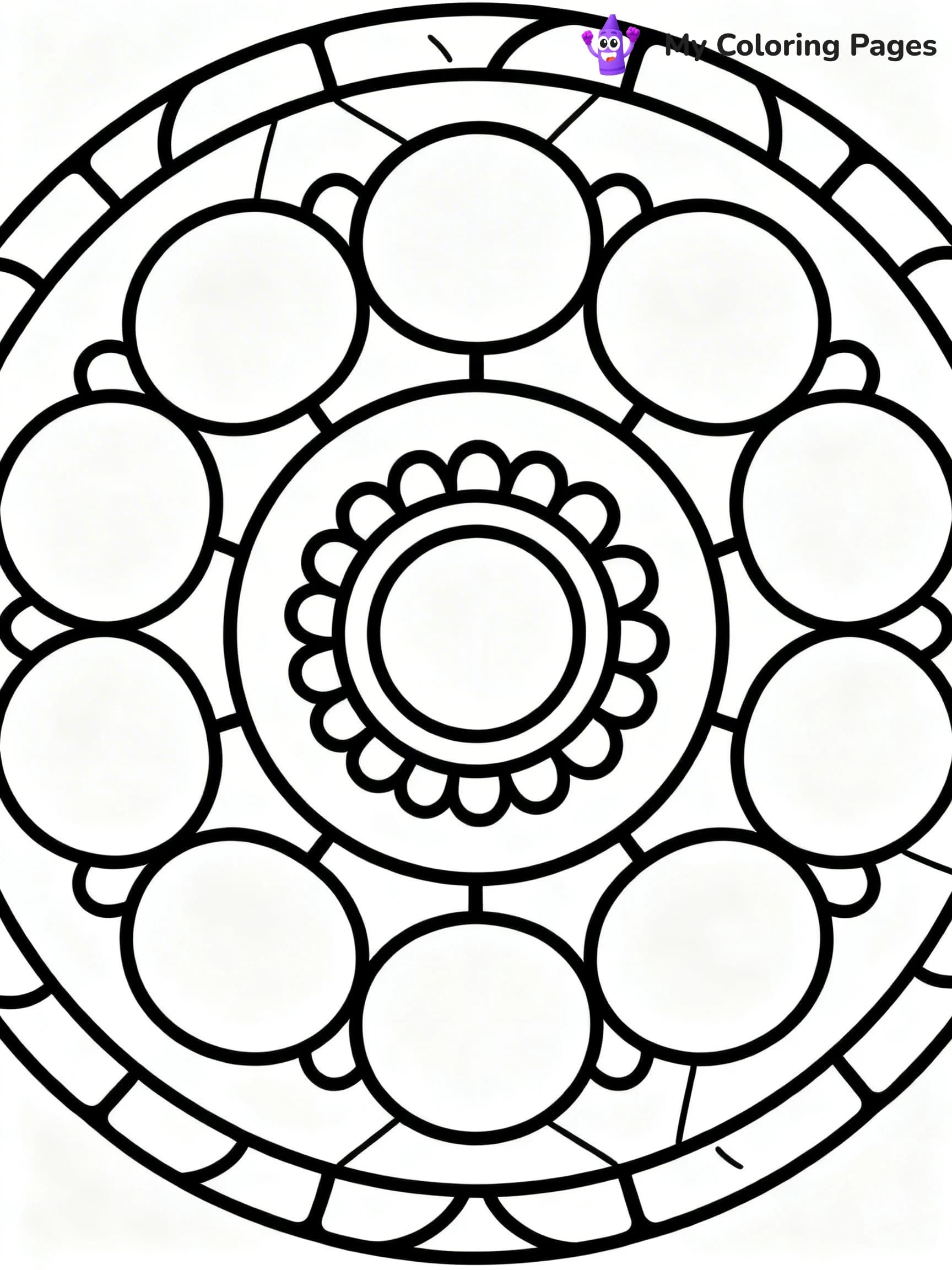 Easy Trippy Coloring Pages - 6