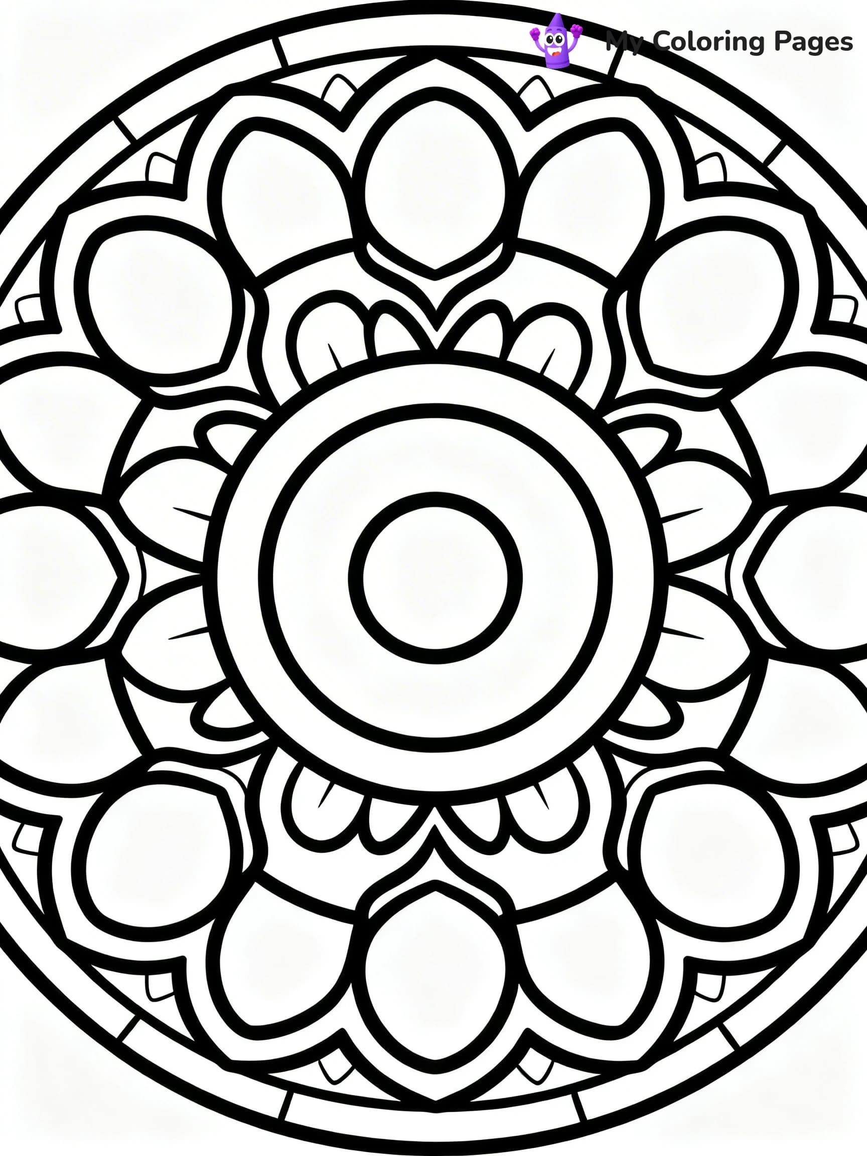 Easy Trippy Coloring Pages - 5