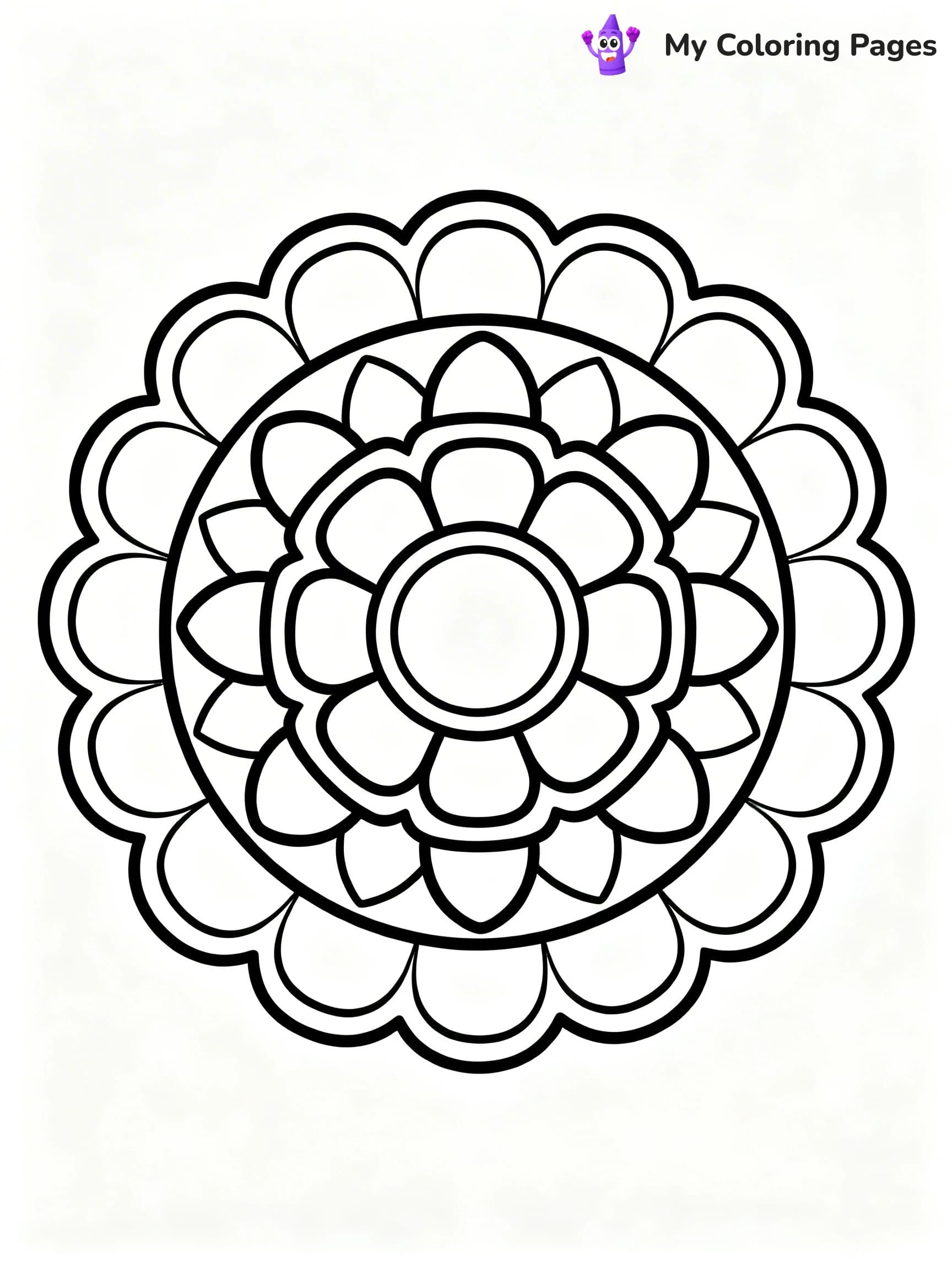 Easy Trippy Coloring Pages - 4