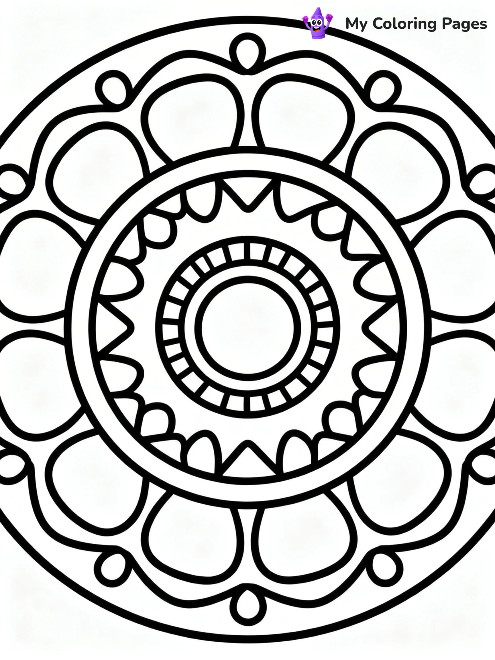 Easy Trippy Coloring Pages - 3