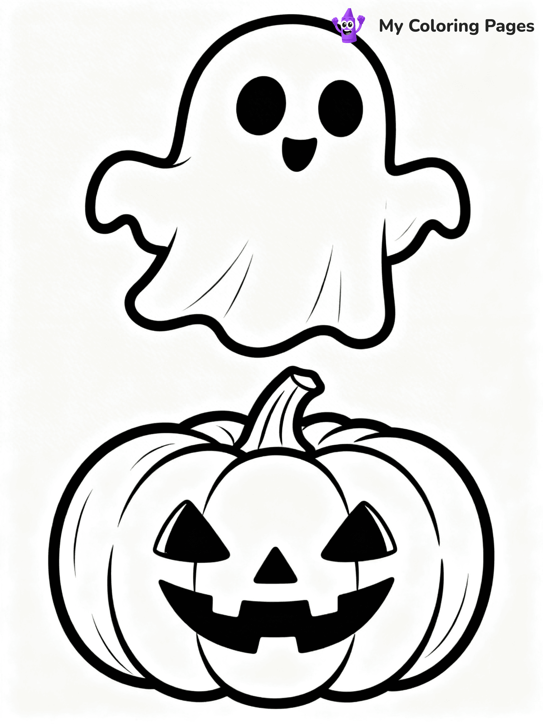 Ghost Coloring Pages - 58